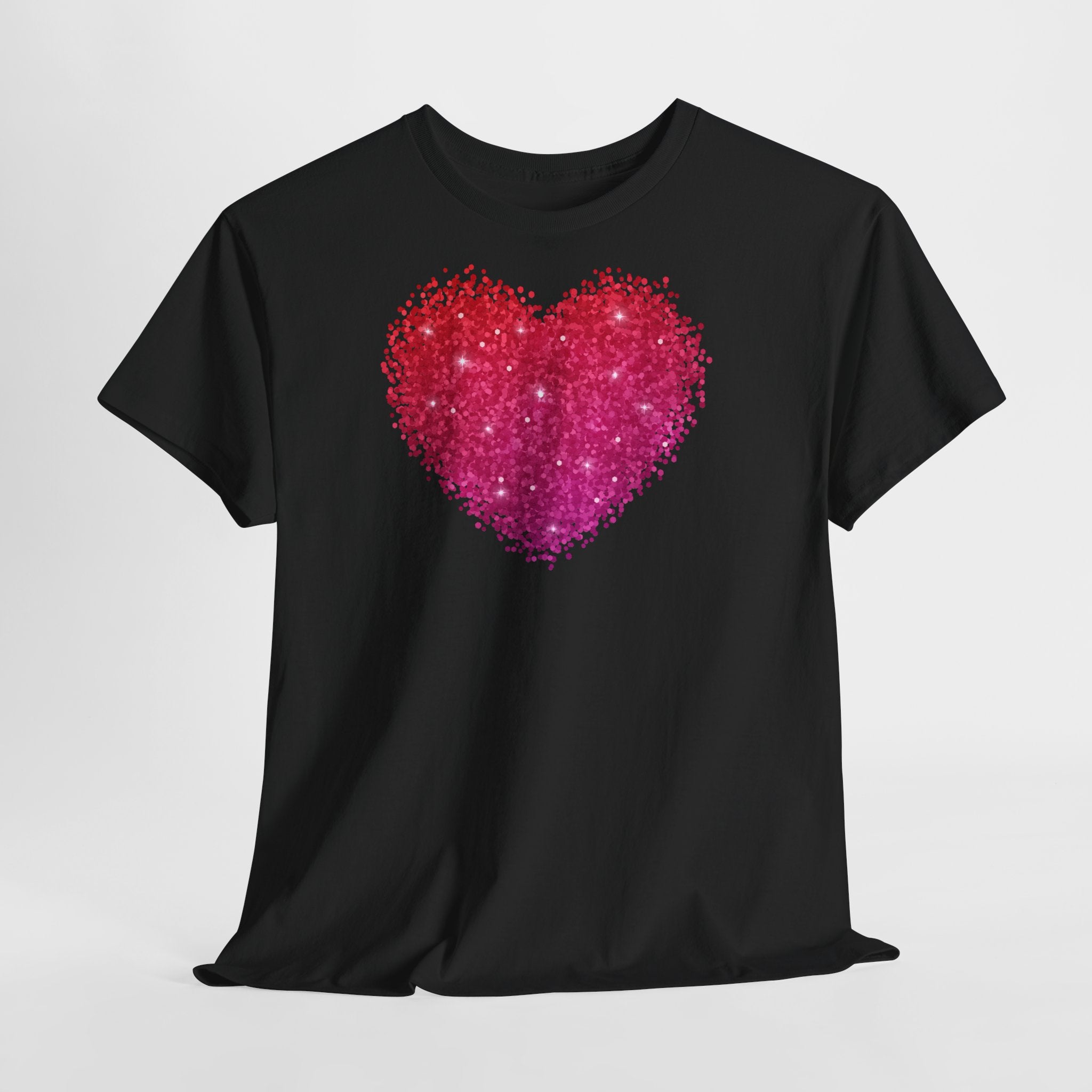Love Sparkling Heart T‑Shirt - Heat Mess