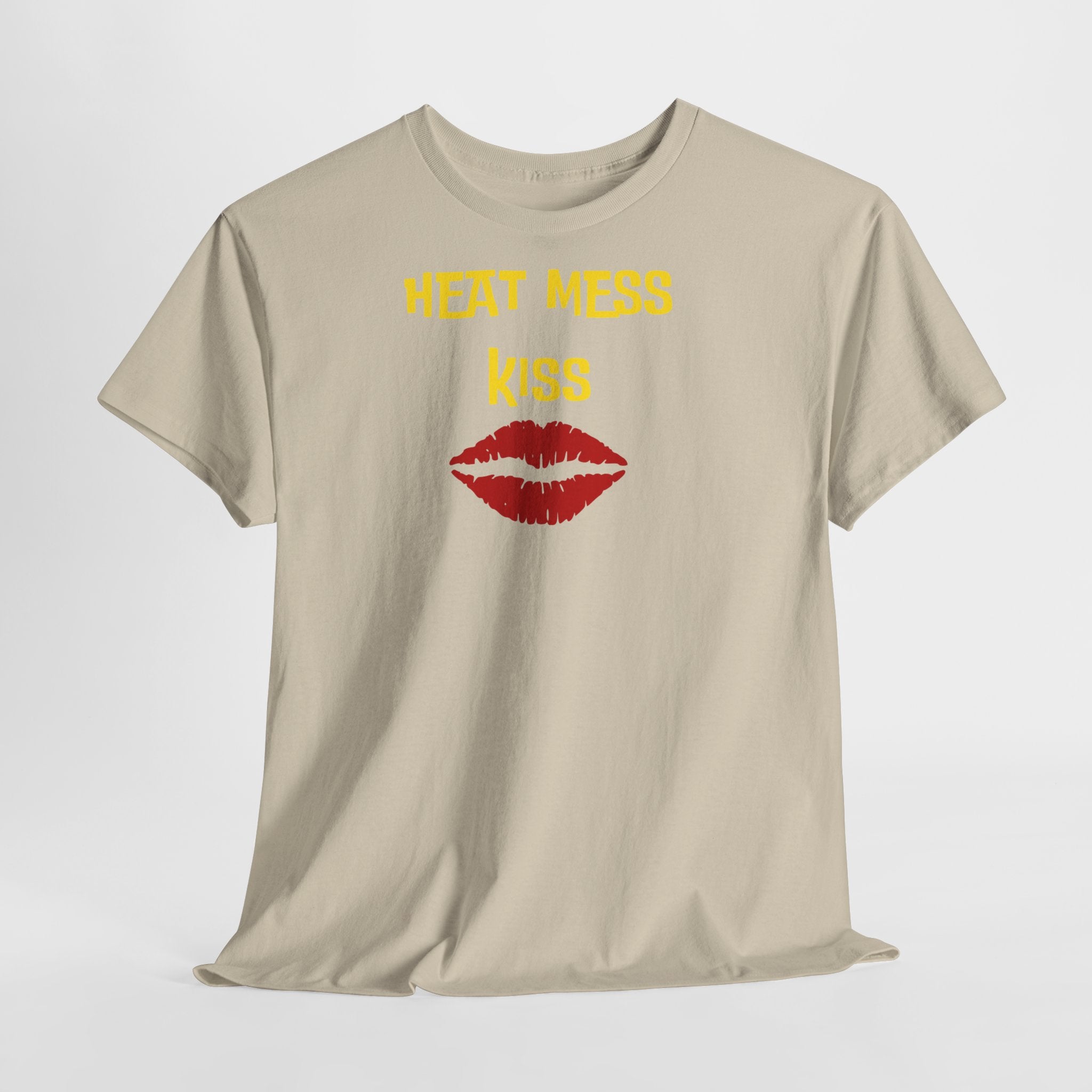 "Heat Mess Kiss" Graphic T-Shirt - Heat Mess