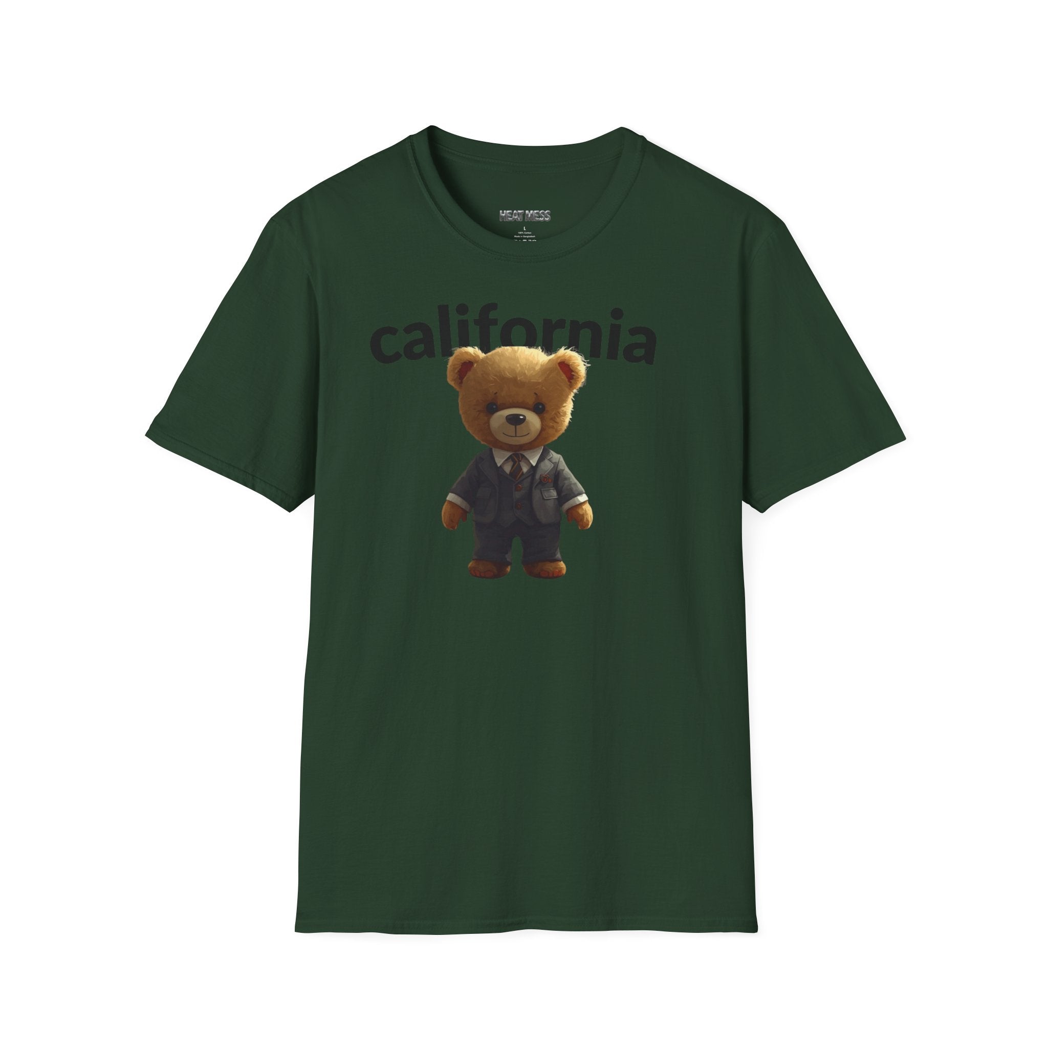 California Teddy Bear T‑Shirt - Heat Mess