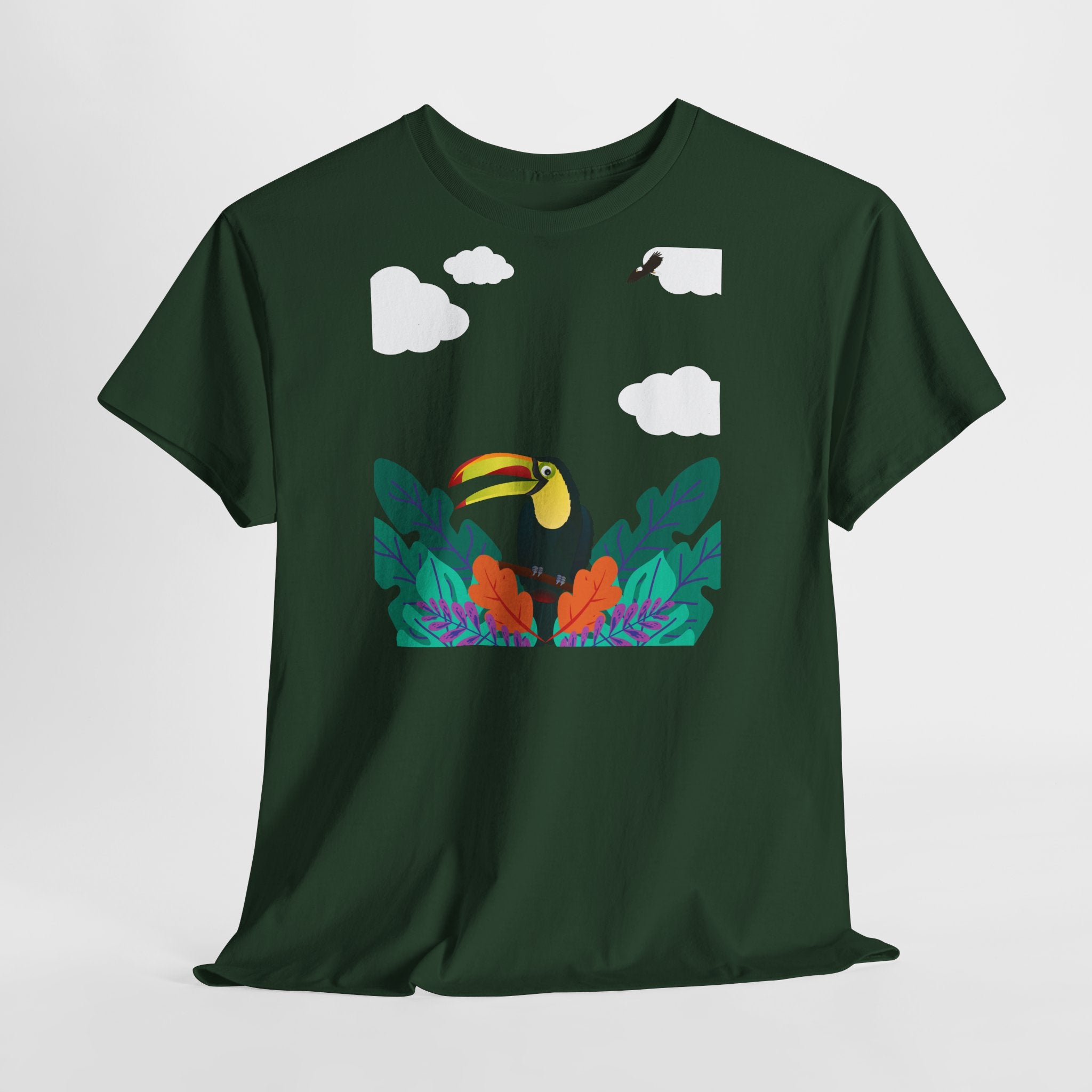 Toucan Tropical Jungle T-Shirt - Heat Mess