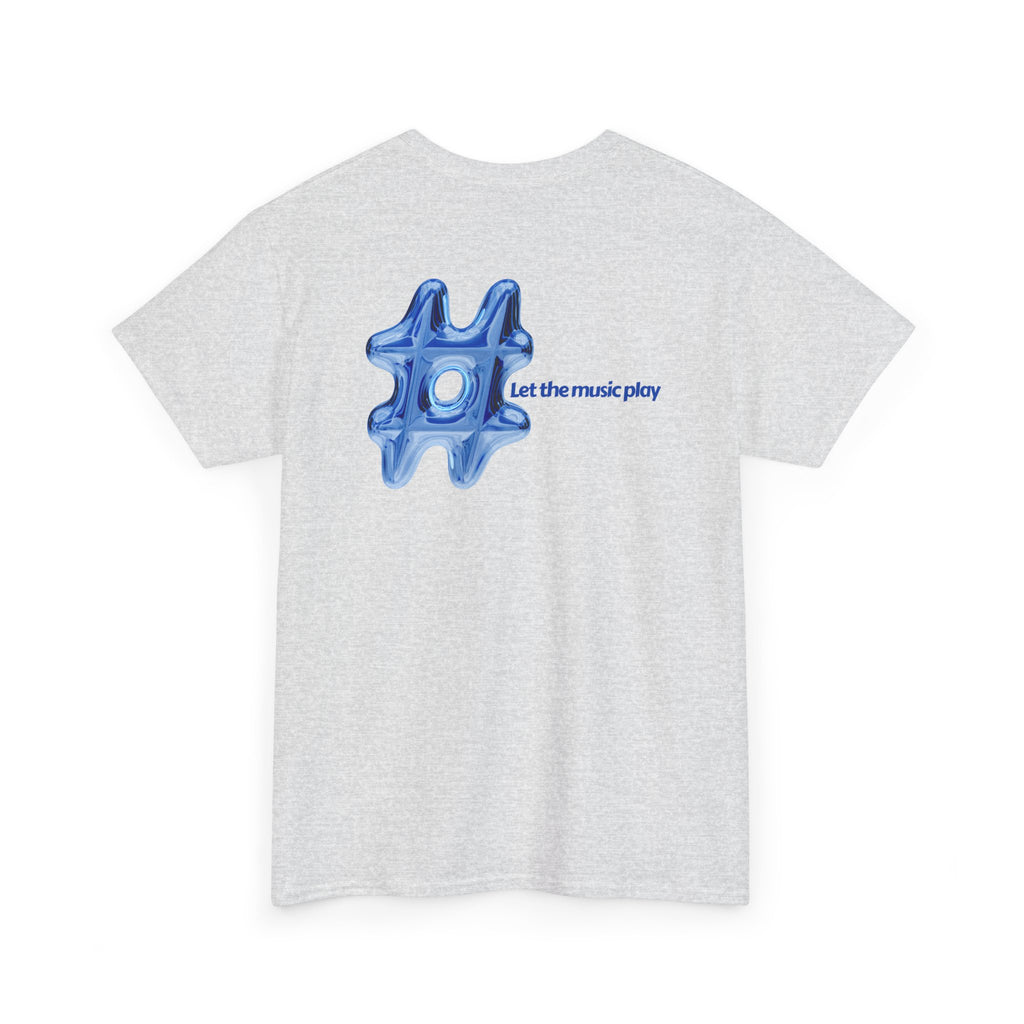 Hashtag Music "Let the music play" T-Shirt - Heat Mess