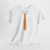 Orange Necktie & Collar Design T-Shirt