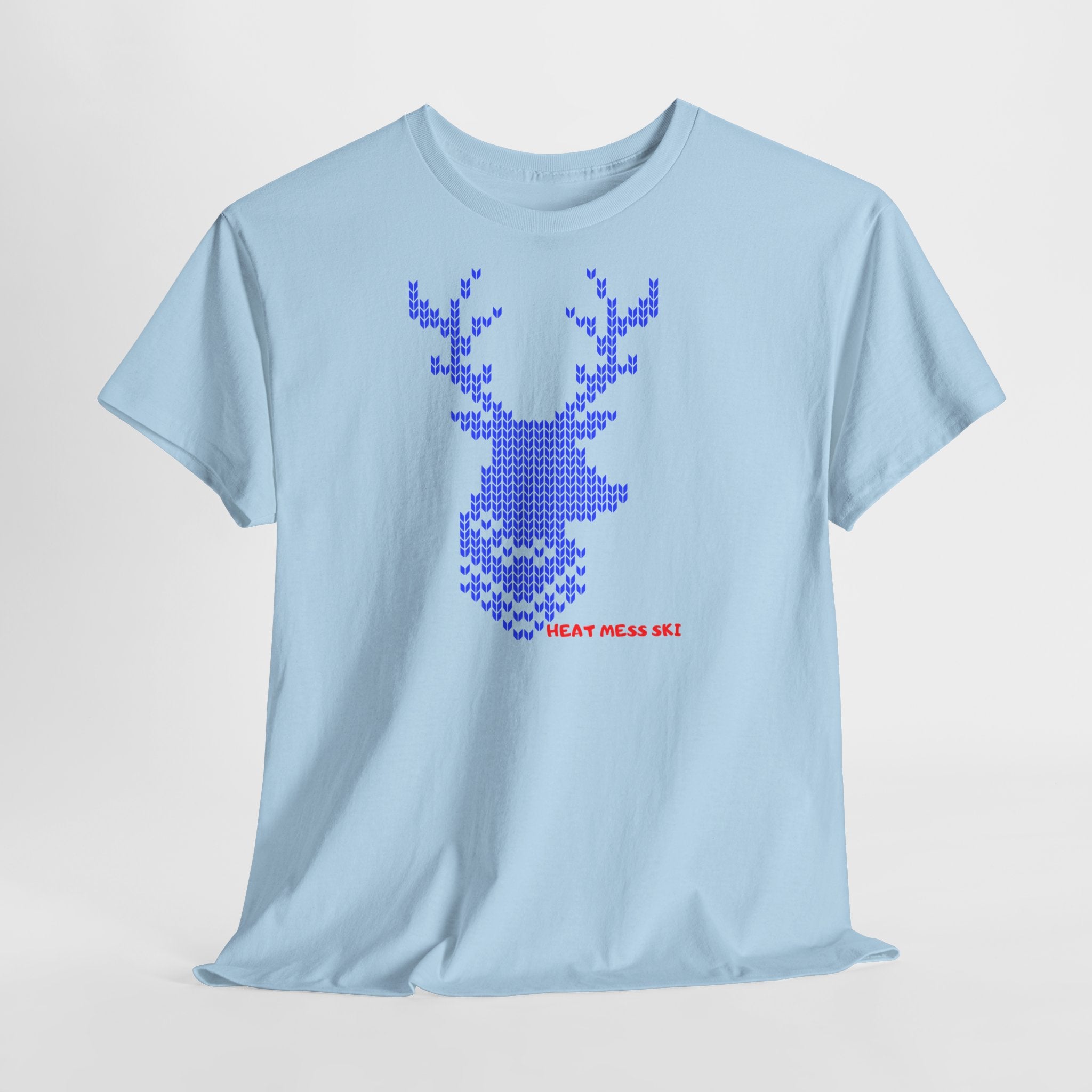 Reindeer Ski T-Shirt - Heat Mess
