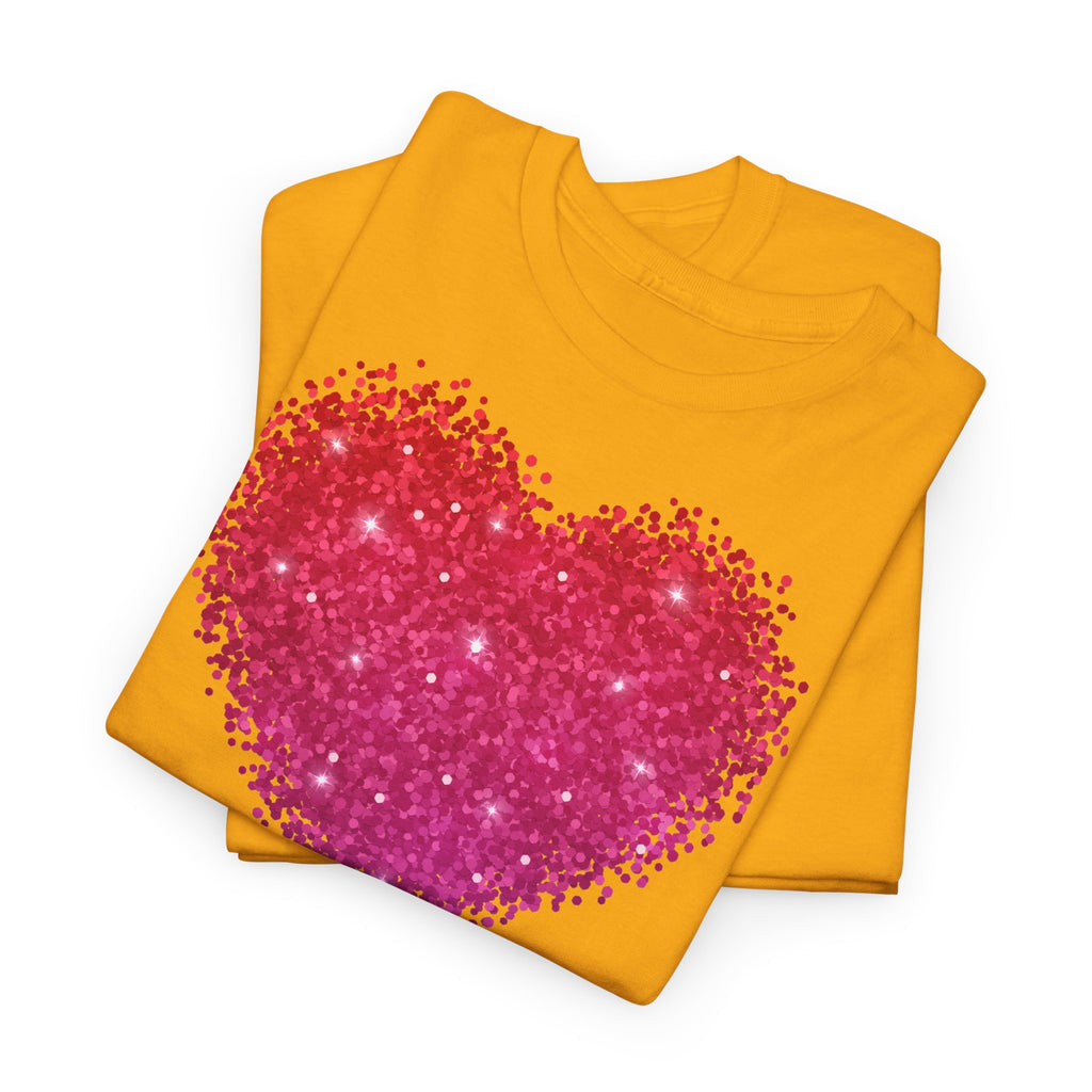 Love Sparkling Heart T‑Shirt - Heat Mess