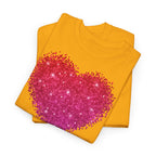 Love Sparkling Heart T‑Shirt - Heat Mess