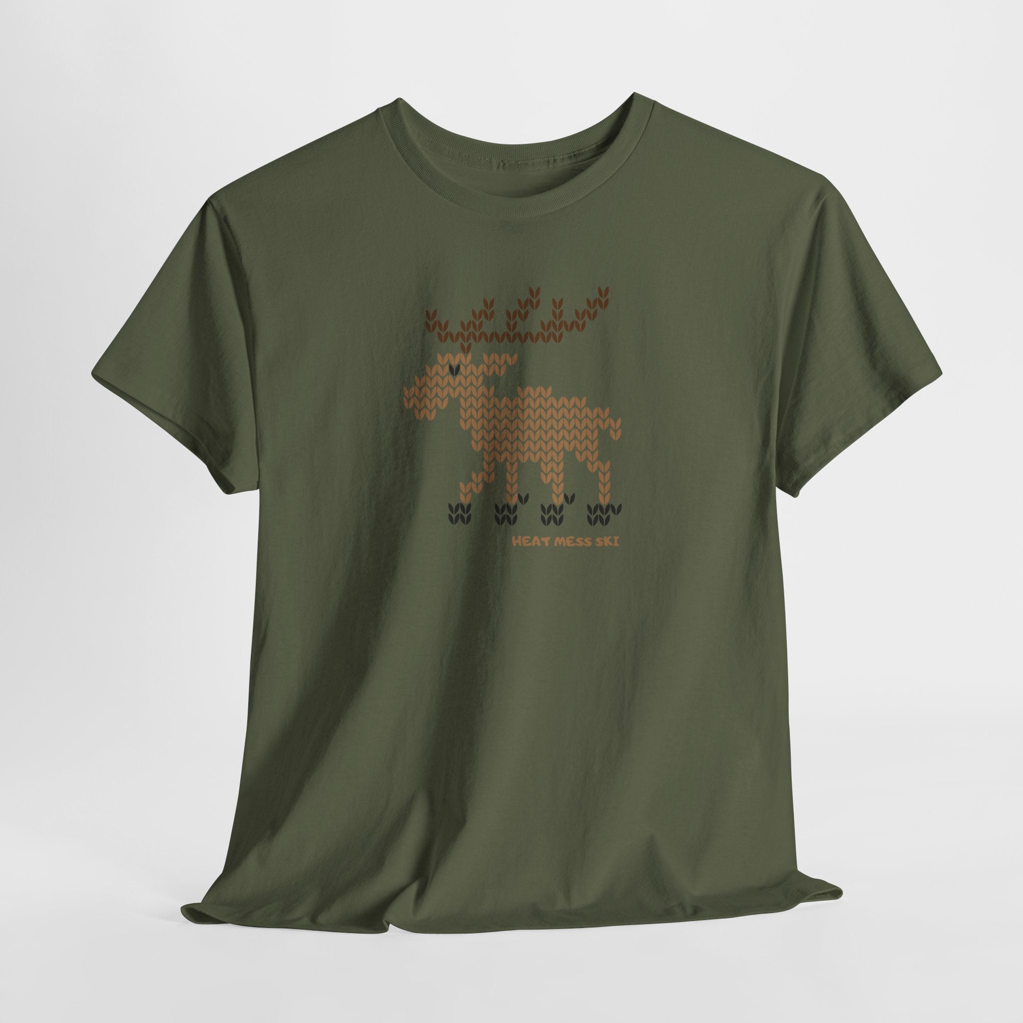 Reindeer Ski T-Shirt - Heat Mess