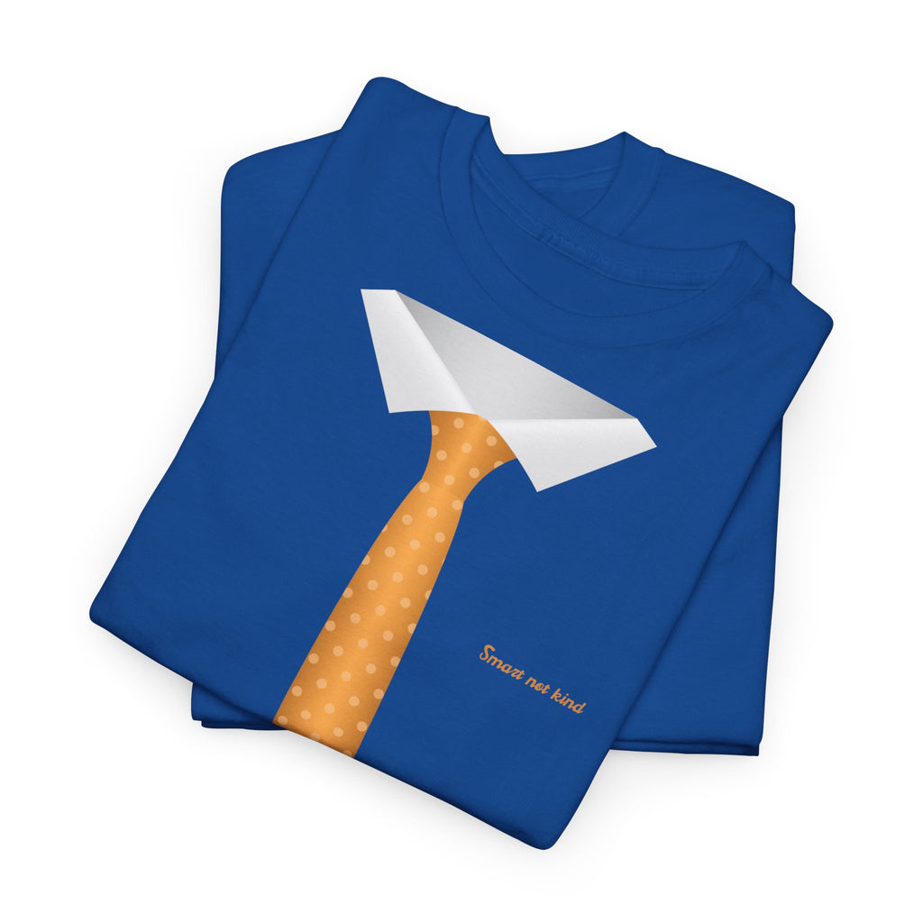 Orange Necktie & Collar Design T-Shirt - Heat Mess