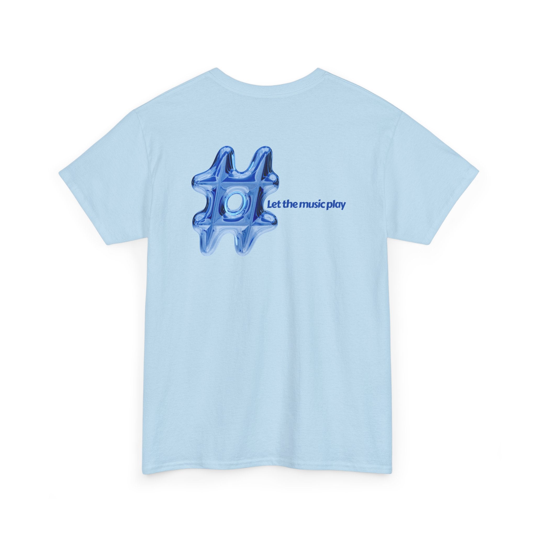 Hashtag Music "Let the music play" T-Shirt - Heat Mess