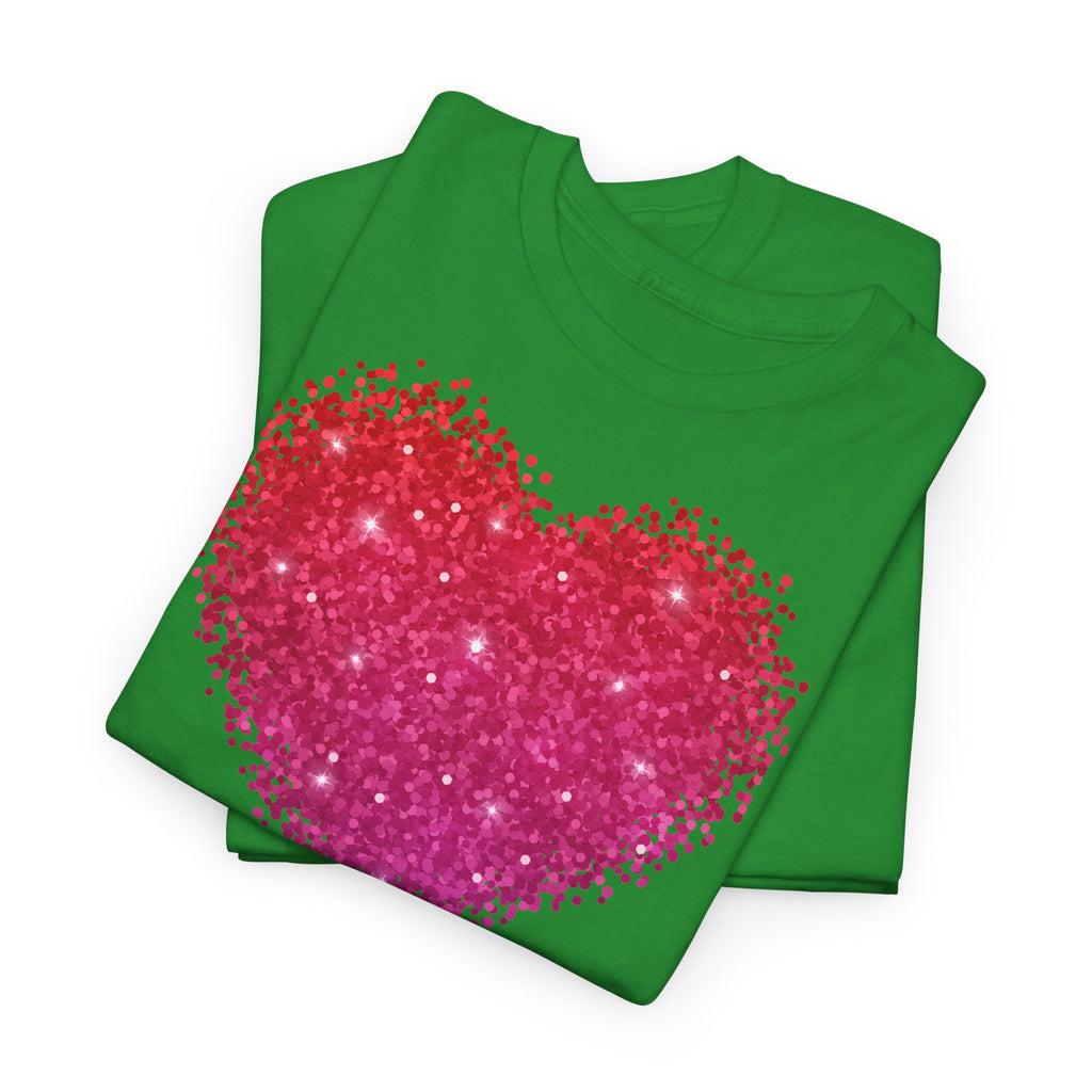 Love Sparkling Heart T‑Shirt - Heat Mess