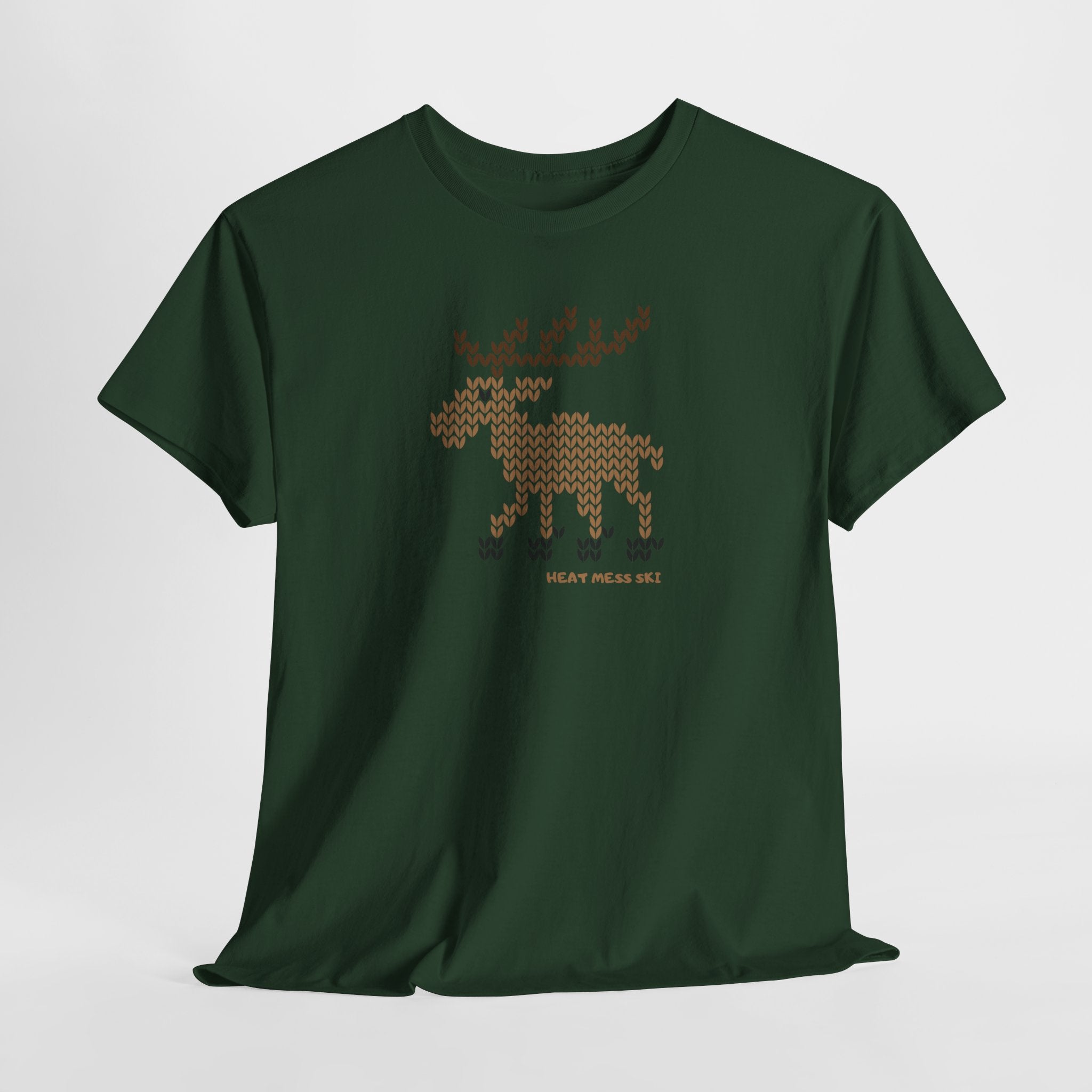 Reindeer Ski T-Shirt - Heat Mess