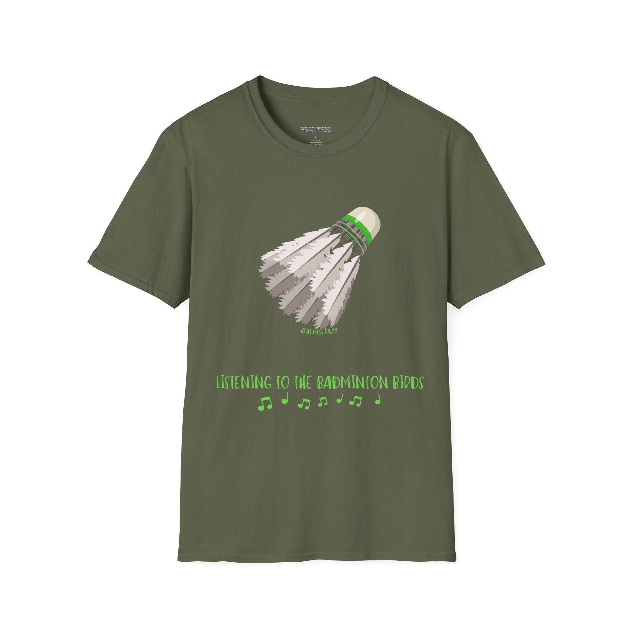 Badminton Shuttlecock T-Shirt - Heat Mess