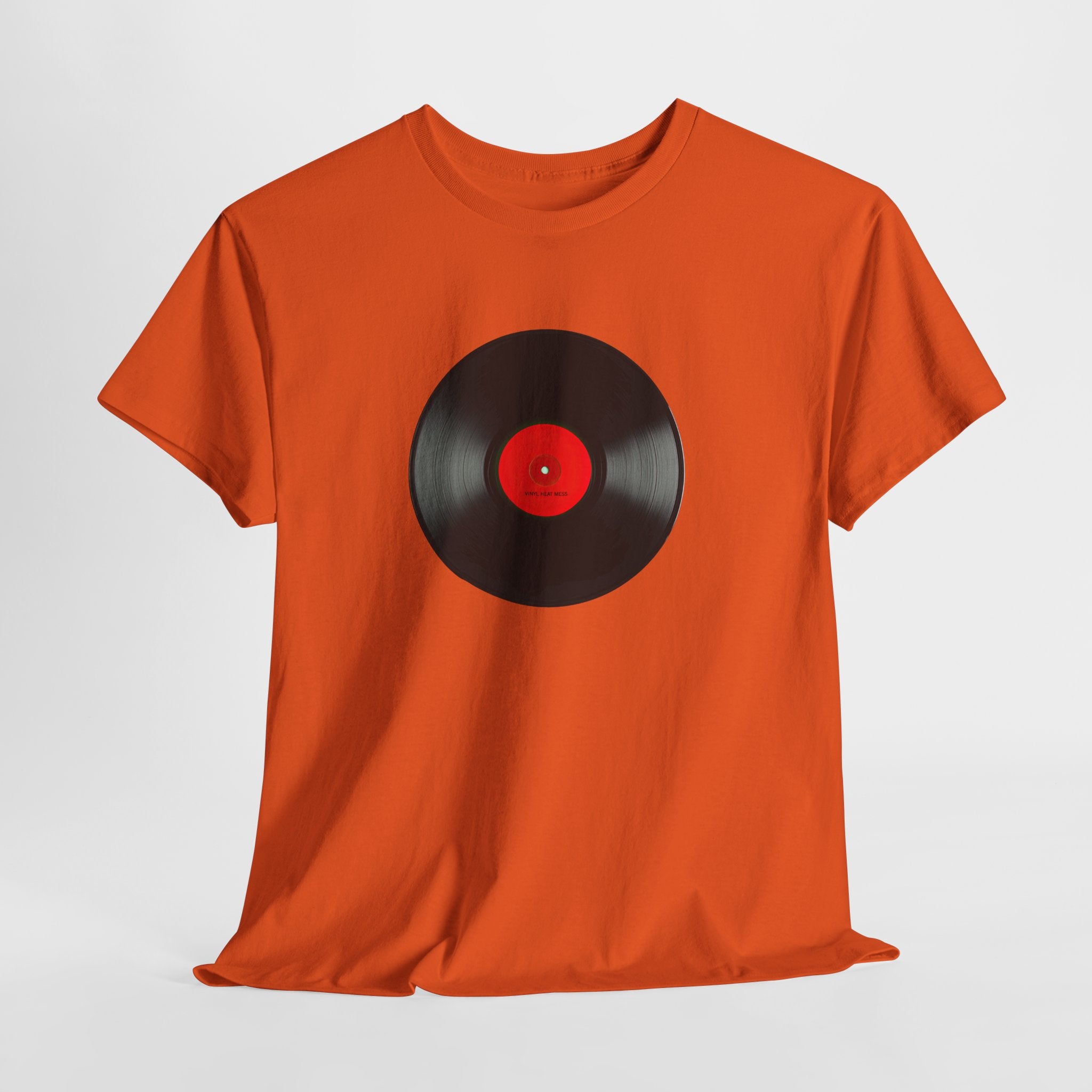 Vinyl Record T- Shirt - Heat Mess