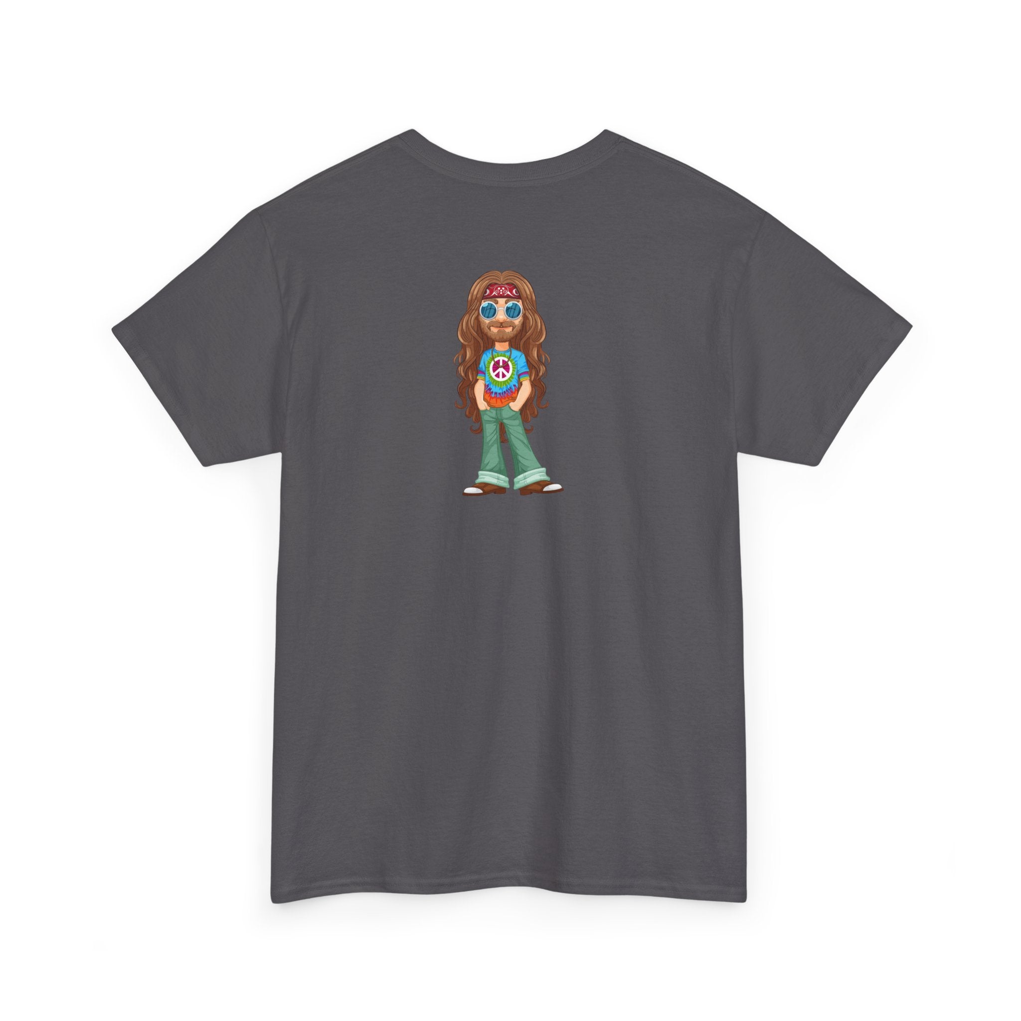 Tie-Dye Hippie Character T-Shirt - Heat Mess