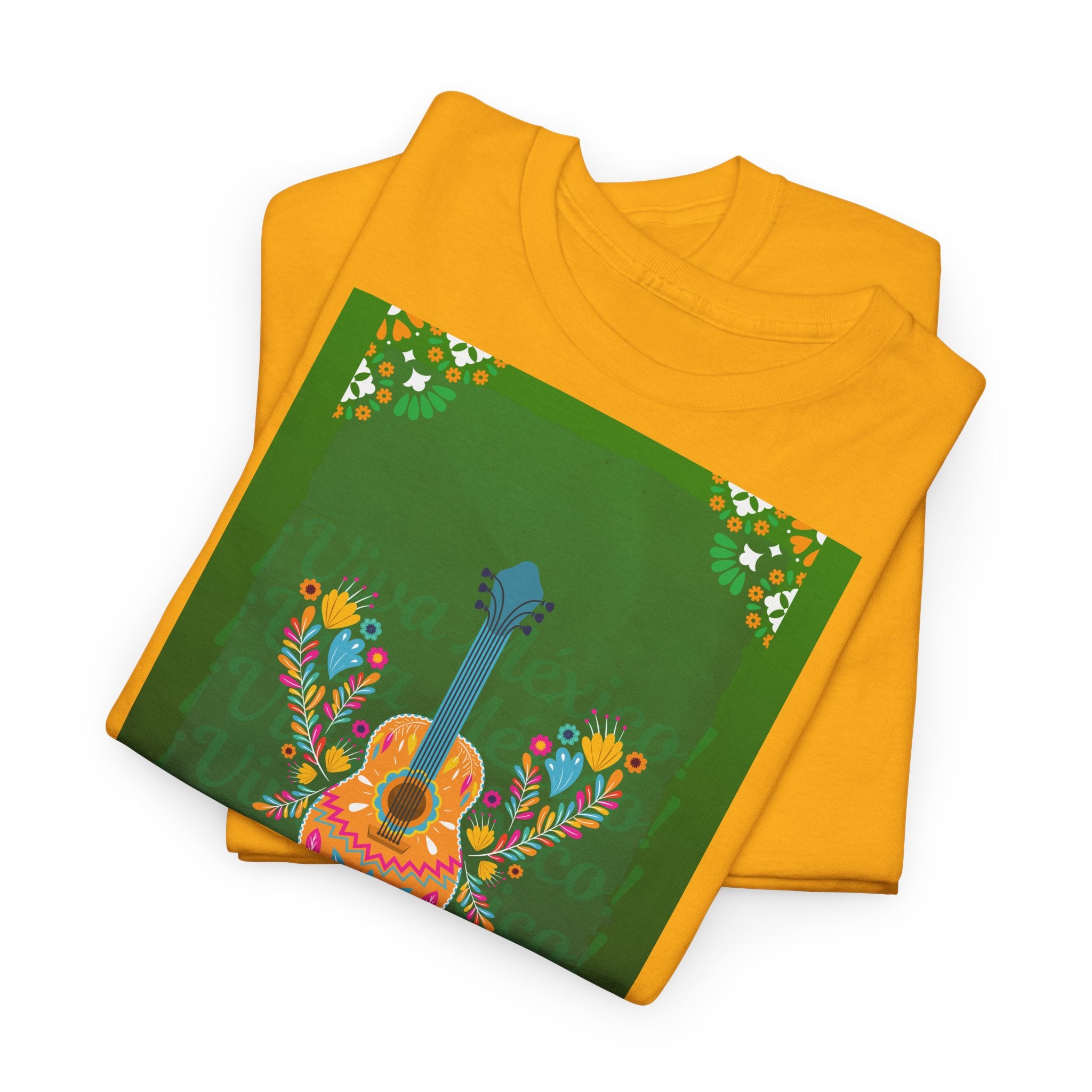 Floral Guitar T-Shirt - Heat Mess