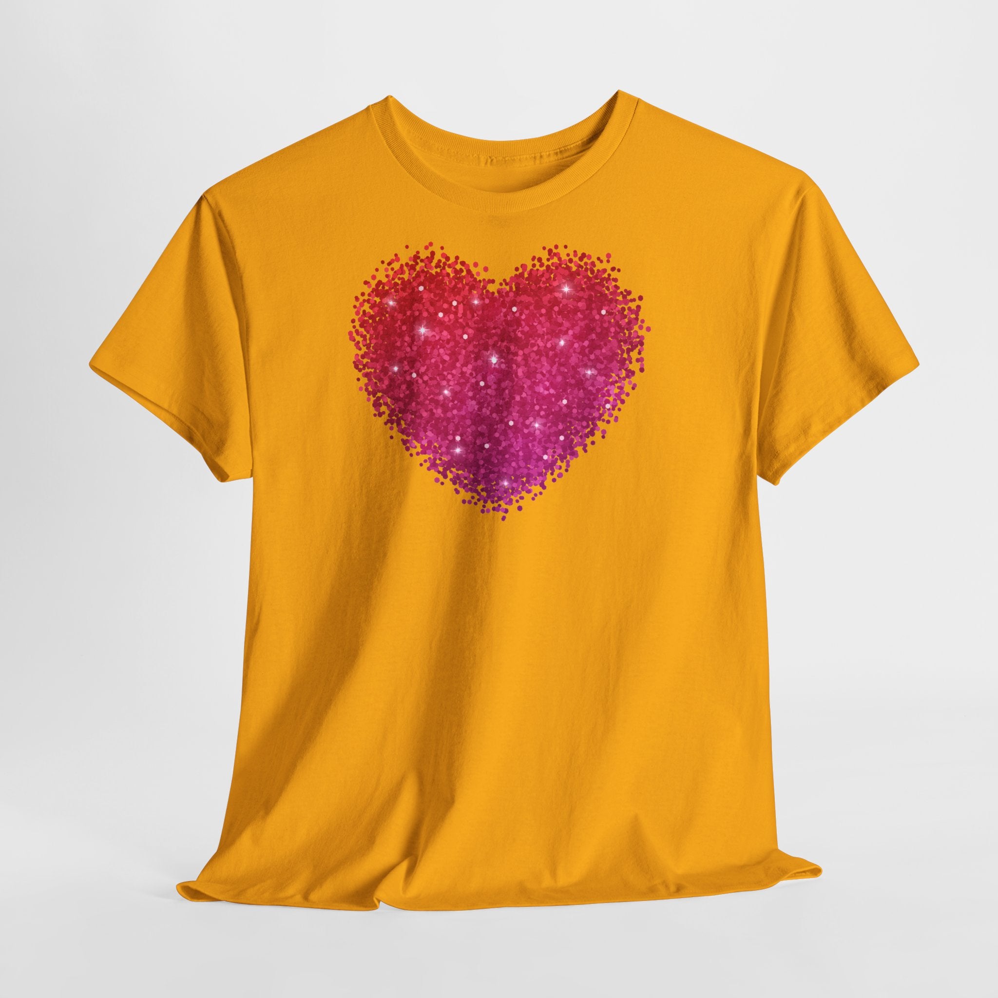 Love Sparkling Heart T‑Shirt - Heat Mess