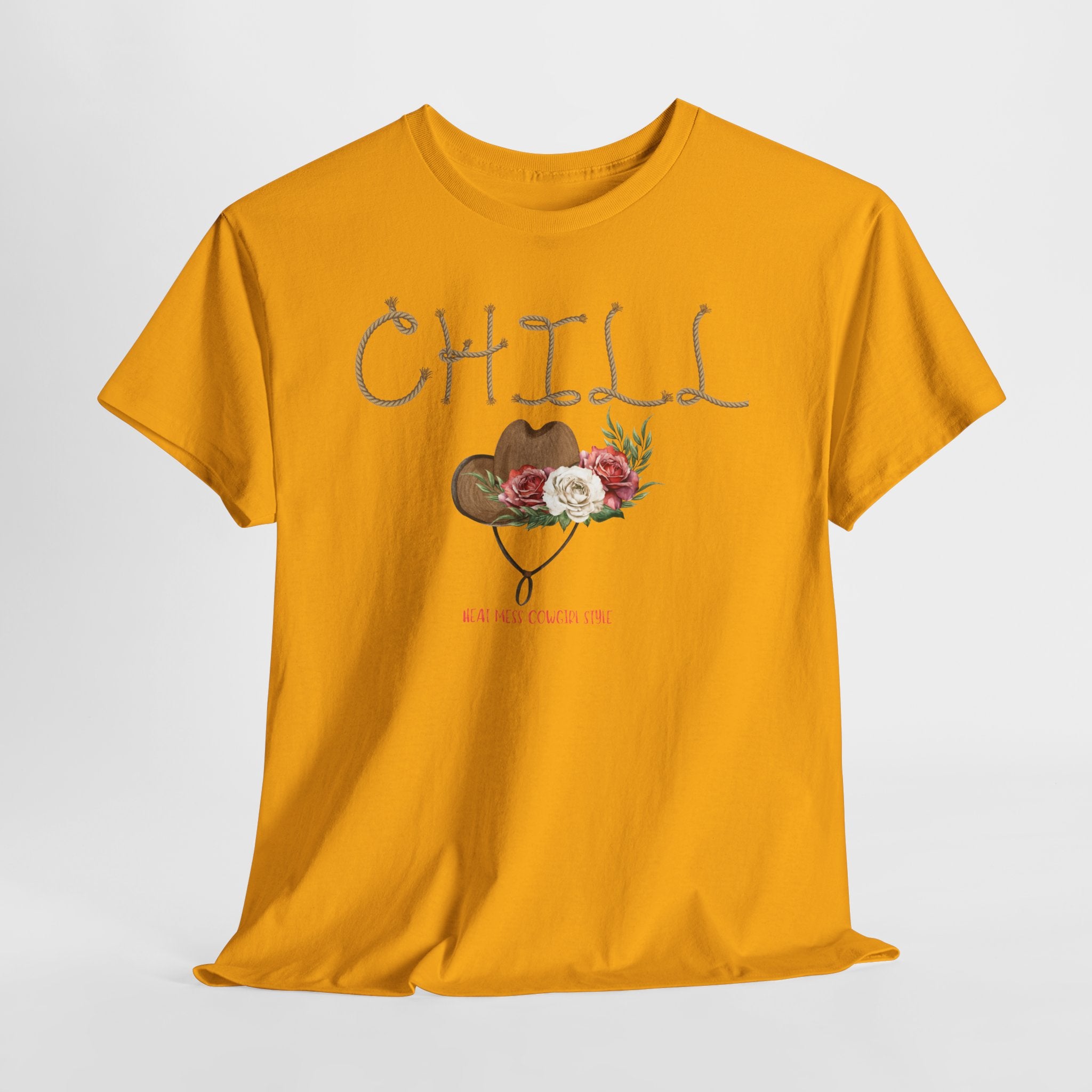 CHILL Floral Western T-Shirt - Heat Mess