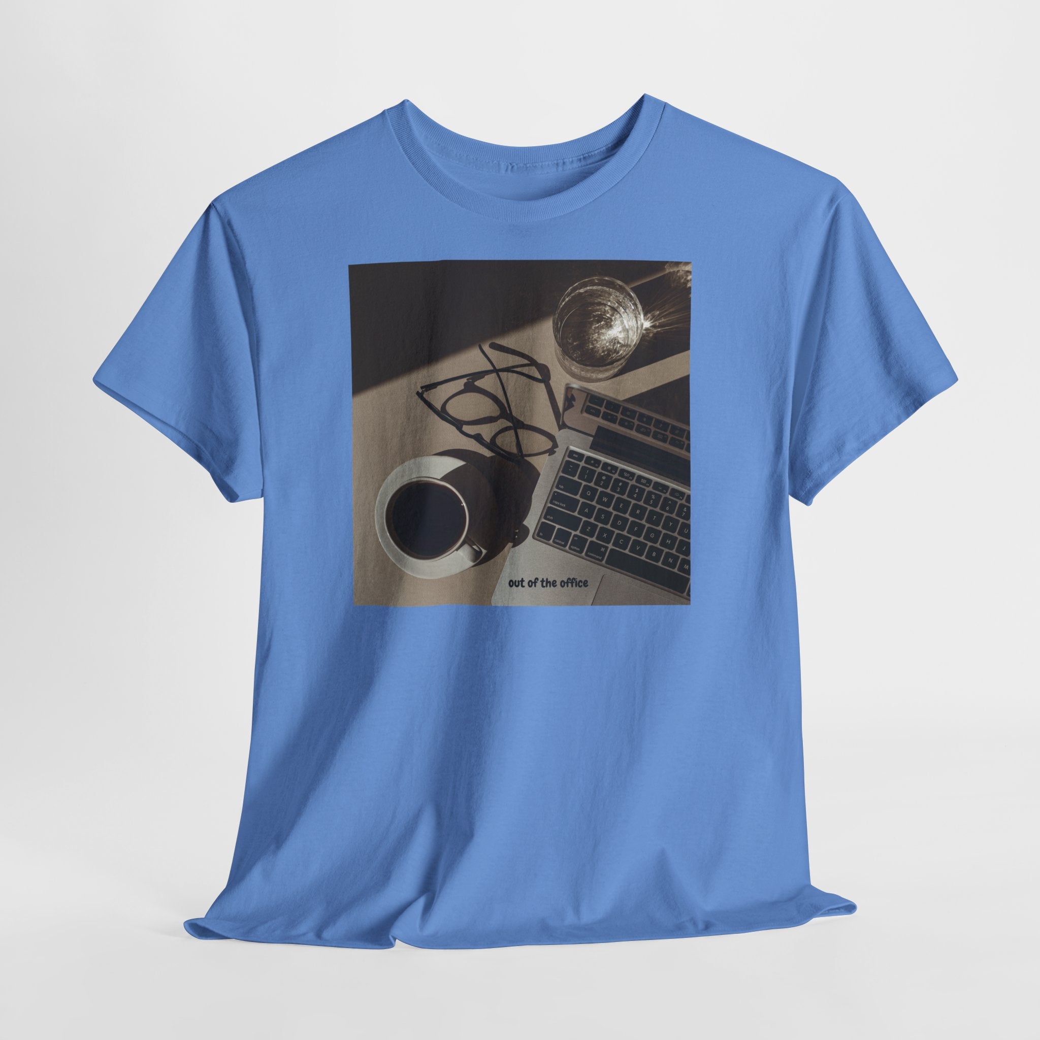 Coffee & Laptop T-Shirt - Heat Mess