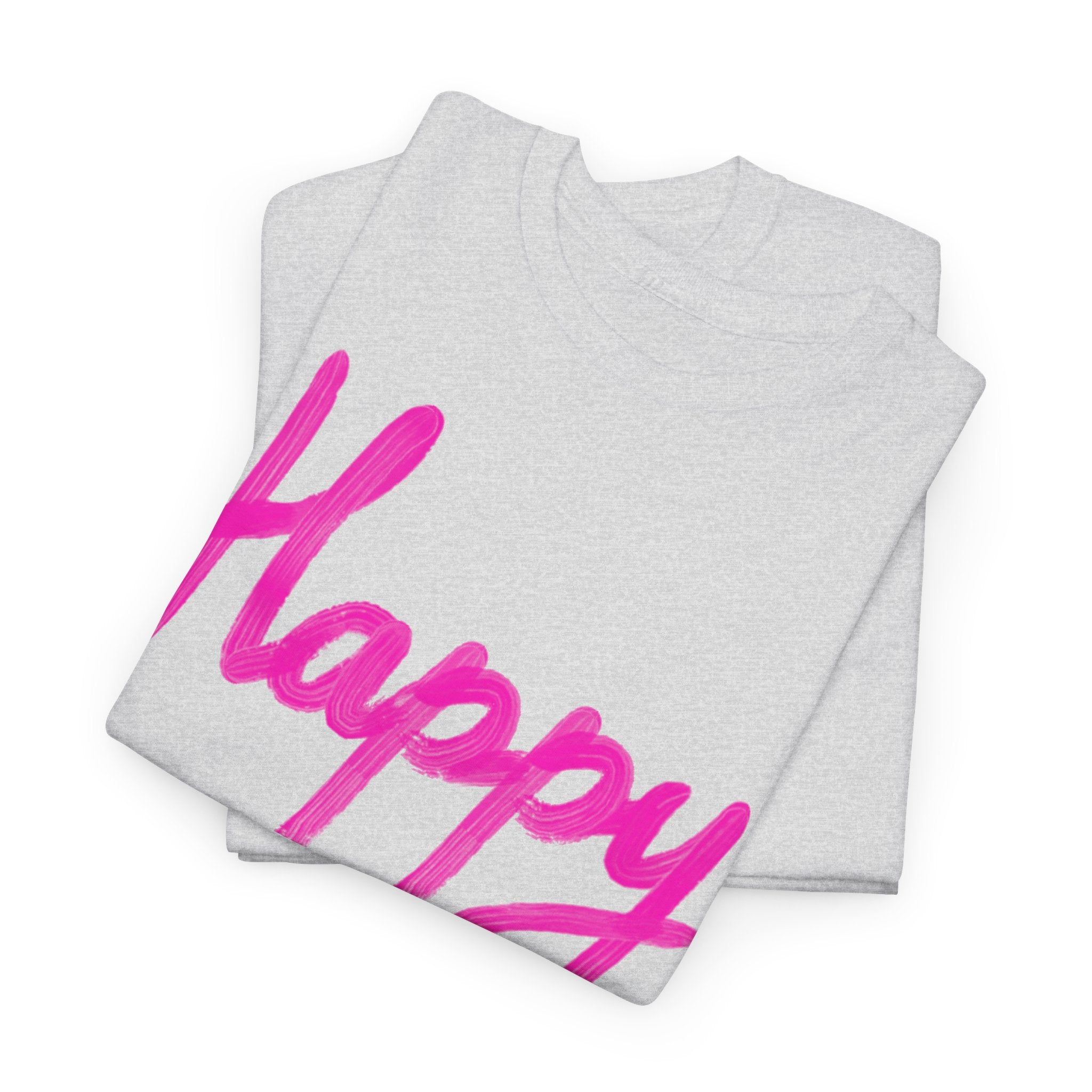 Happy Script T‑Shirt - Heat Mess