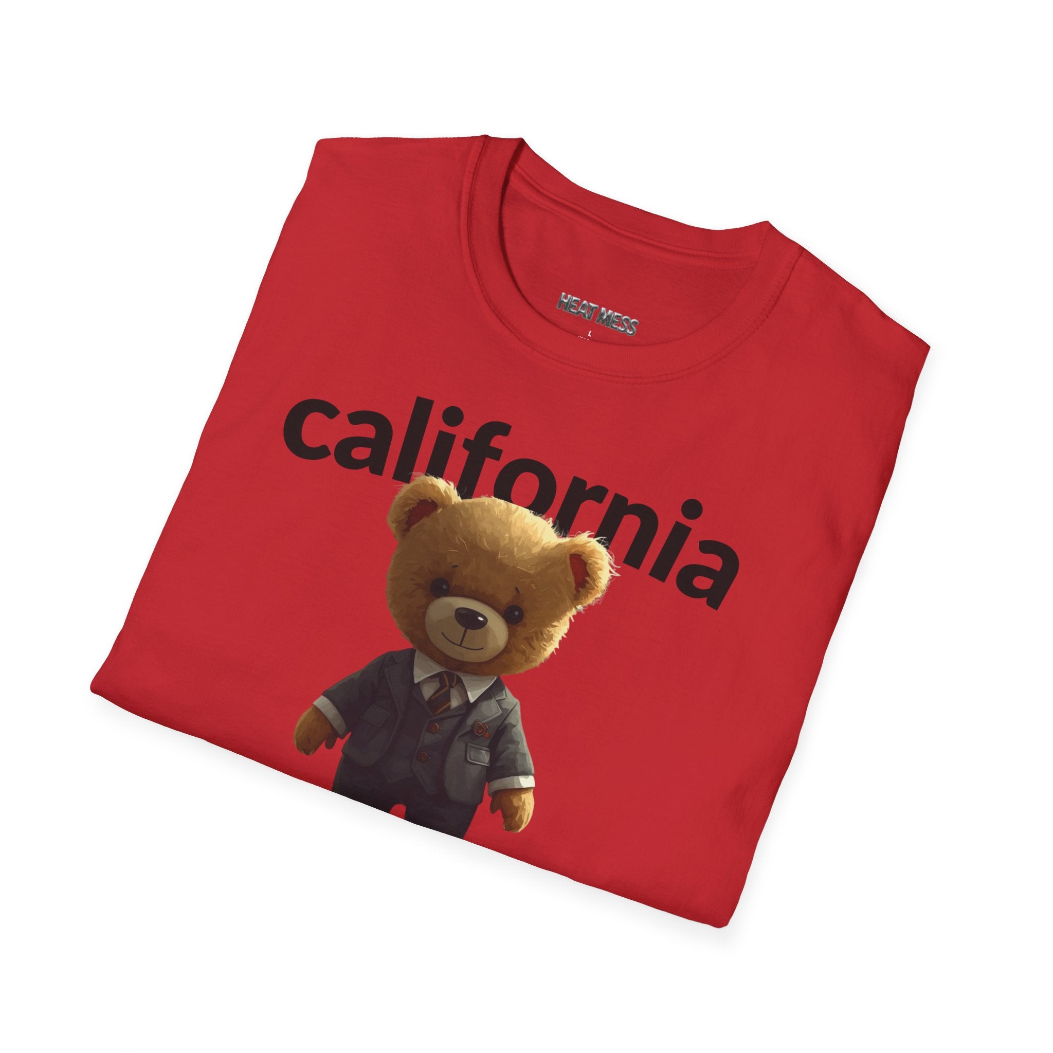 California Teddy Bear T‑Shirt - Heat Mess