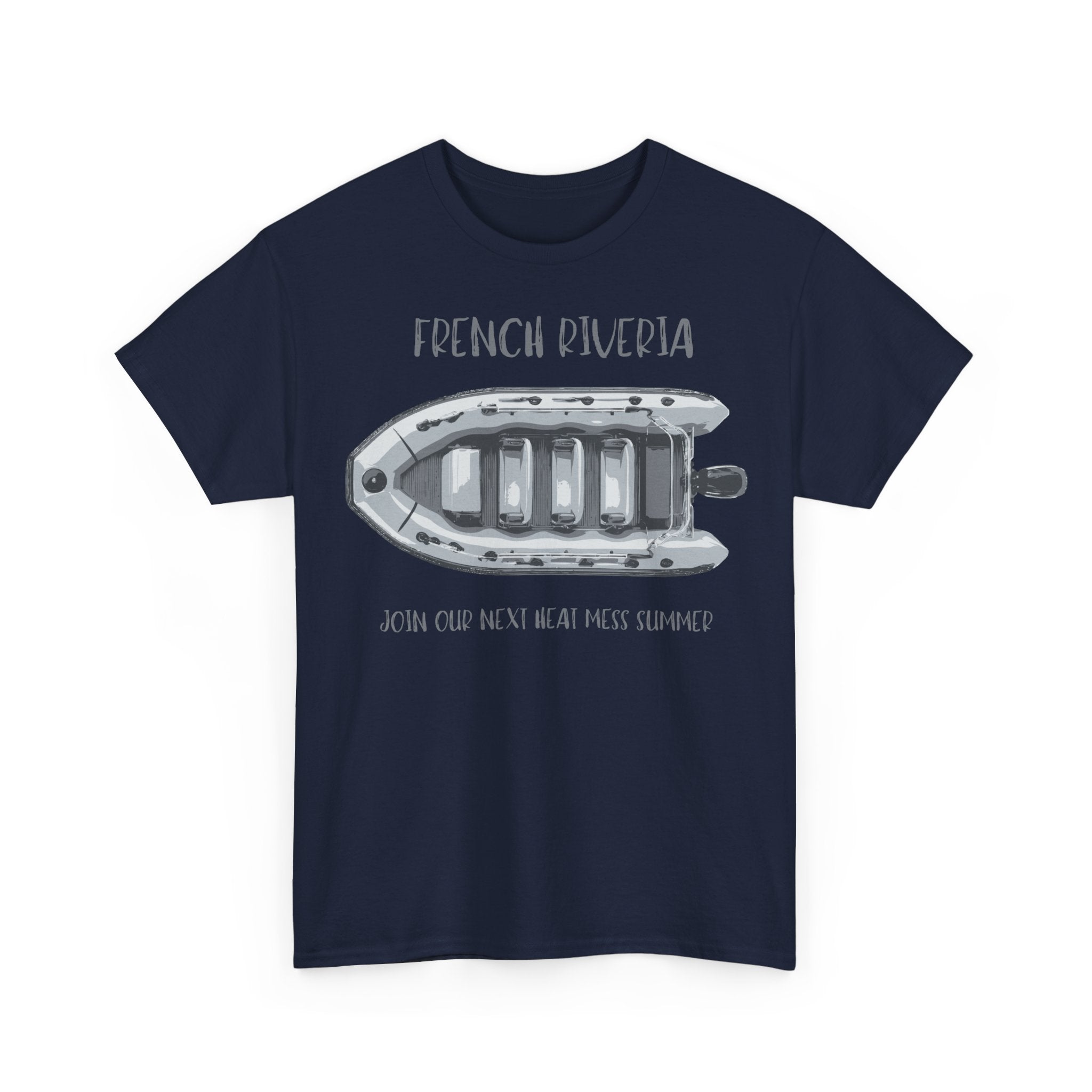 French Riviera Boat T-Shirt - Heat Mess