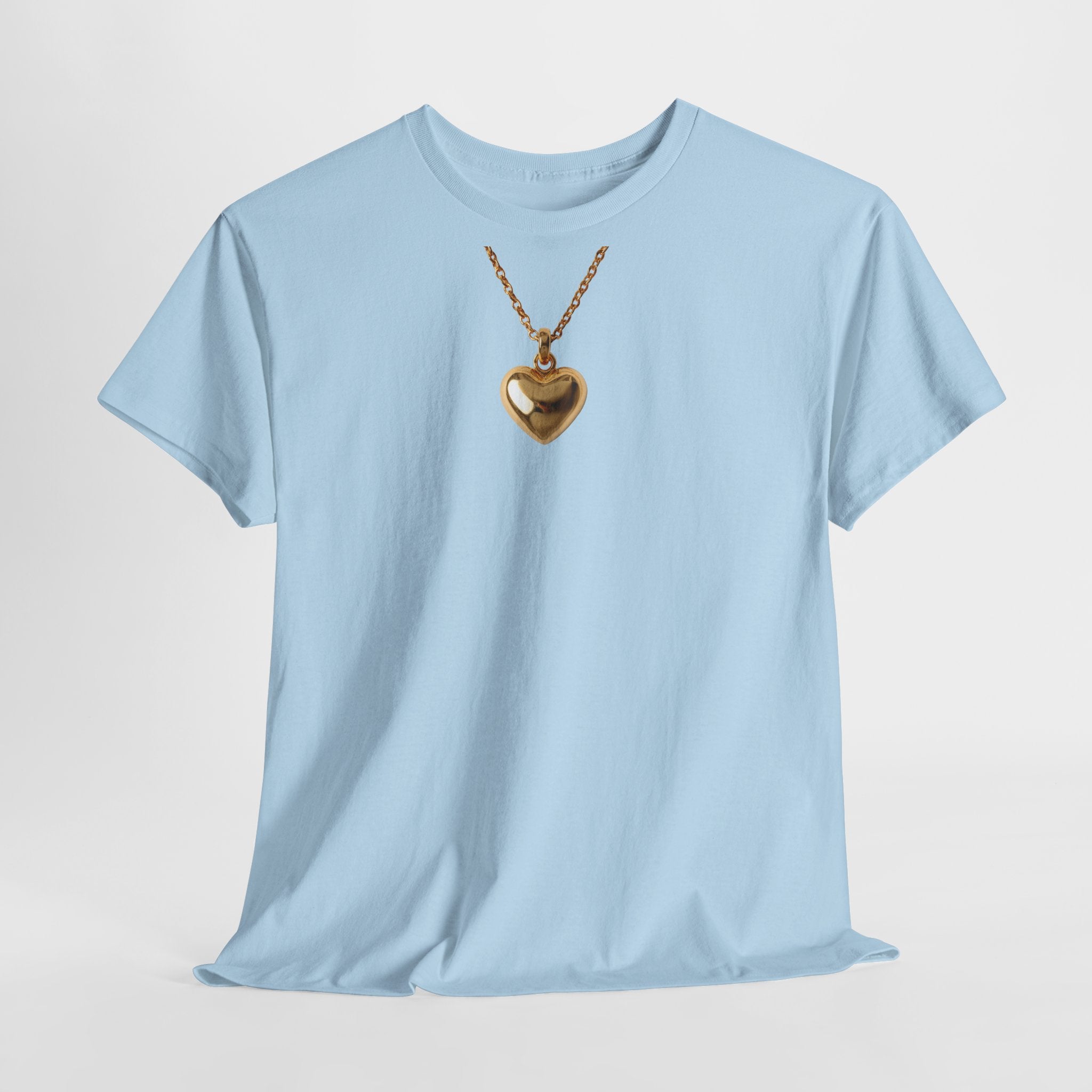 Gold Pendant Necklace T-Shirt - Heat Mess