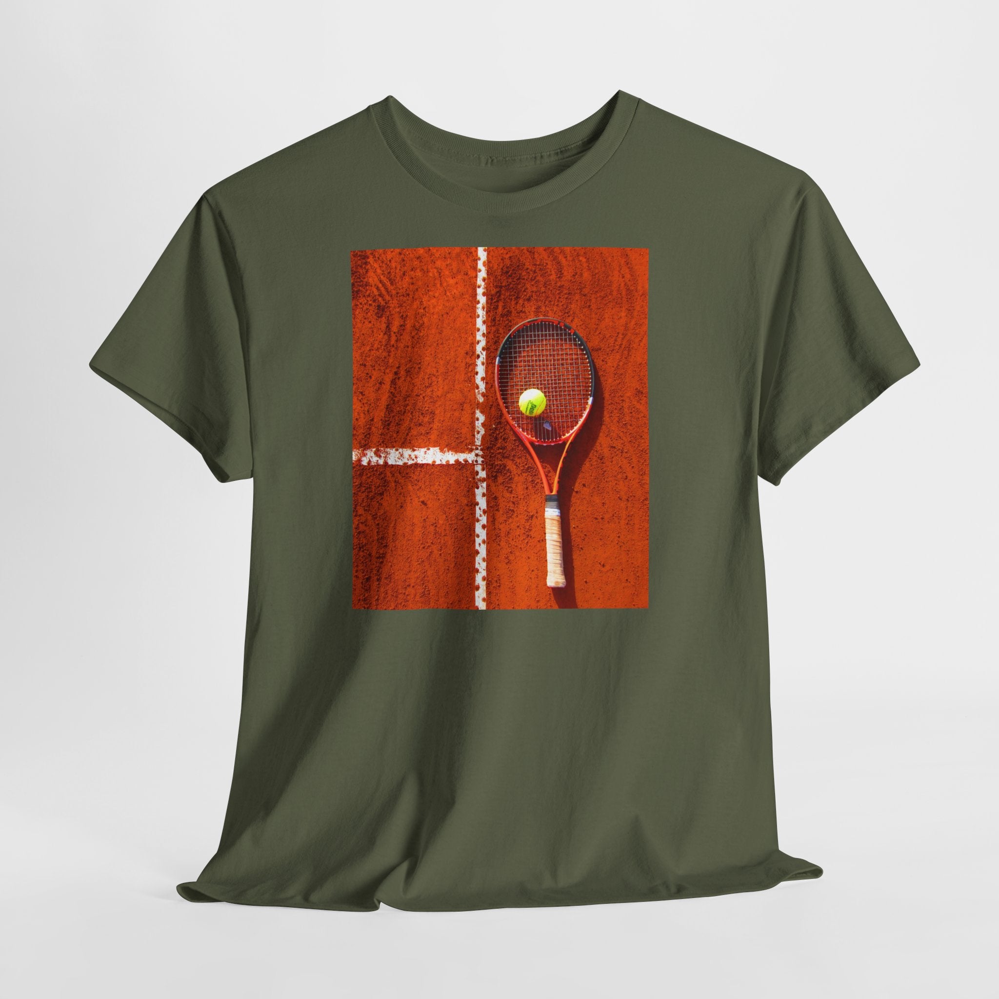 Tennis Racket & Ball T‑Shirt - Heat Mess