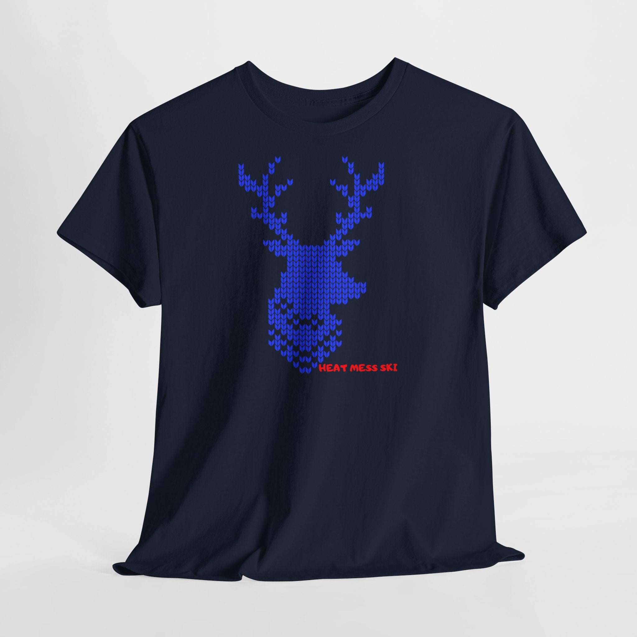 Reindeer Ski T-Shirt - Heat Mess