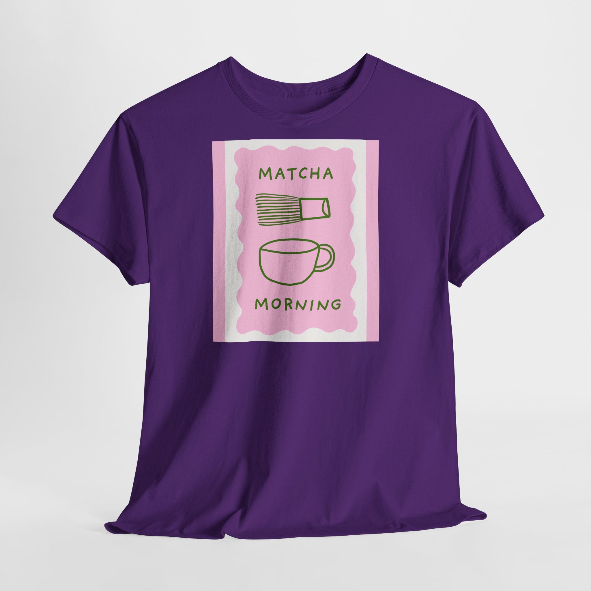 Smart Matcha Morning T-Shirt - Heat Mess
