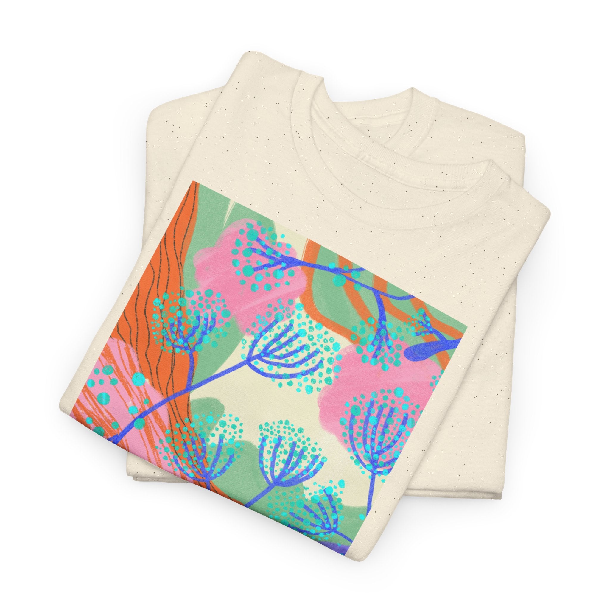 Floral Pastel Abstract T-Shirt - Heat Mess