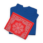 Red Bandana Square T-Shirt - Heat Mess