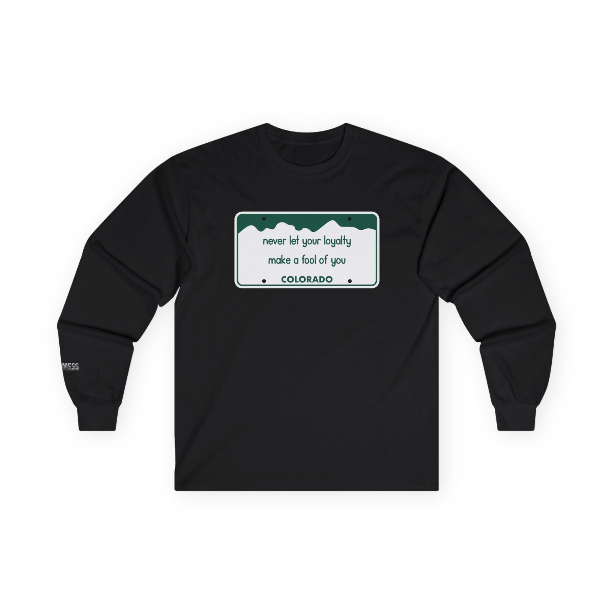 Colorado License Plate Long Sleeve T-Shirt - Heat Mess