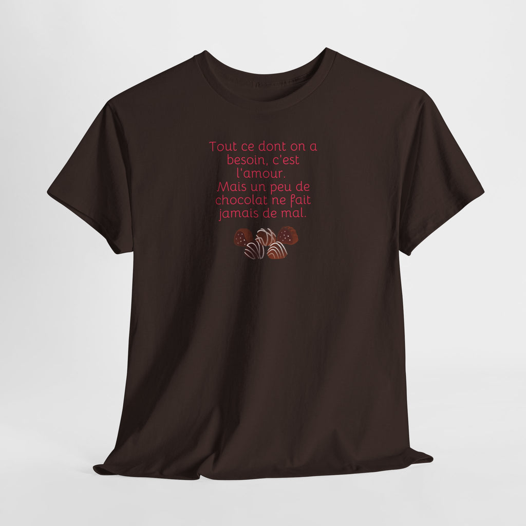 French Chocolate Quote Tee - Heat Mess