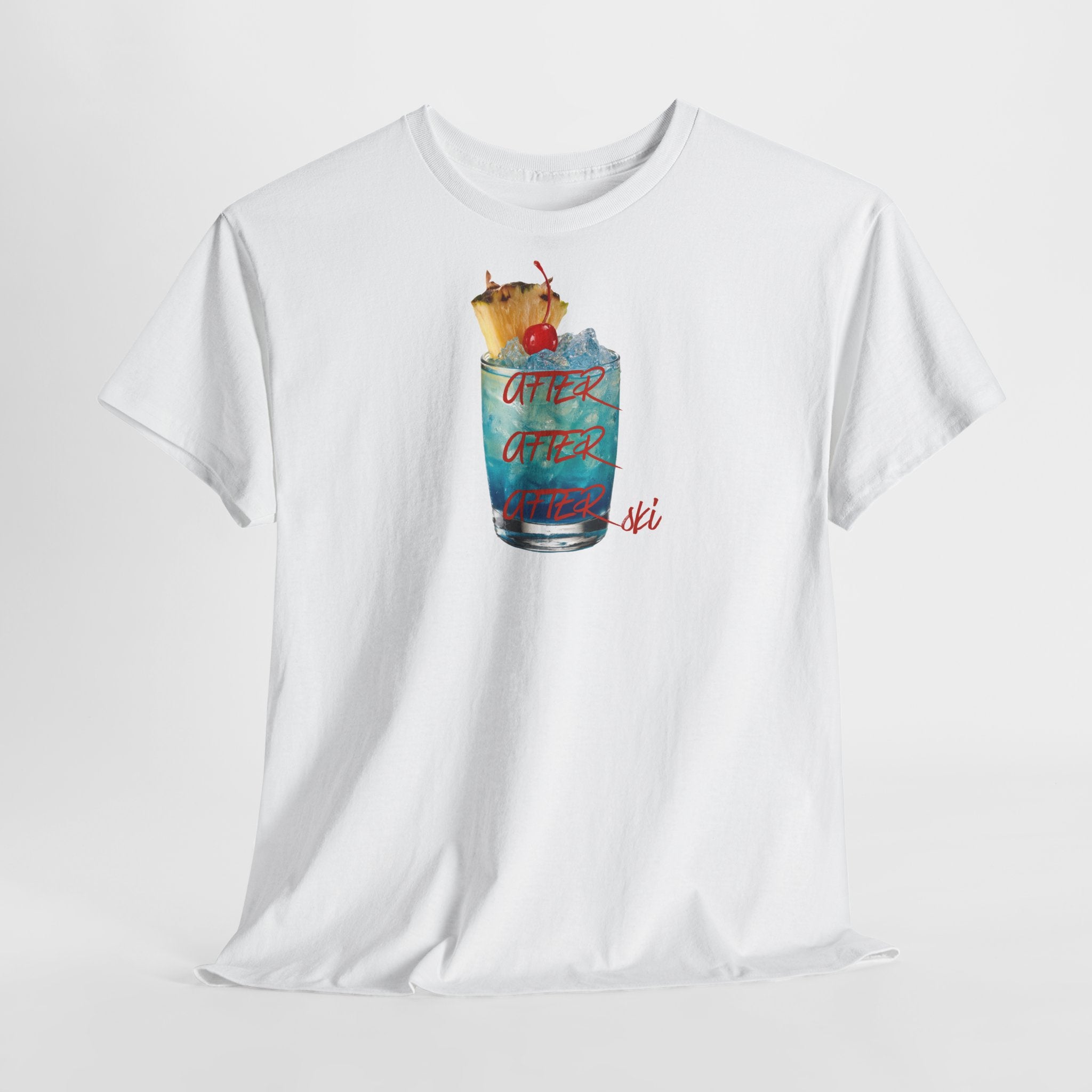 Cocktail Glass After Ski T-Shirt - Heat Mess