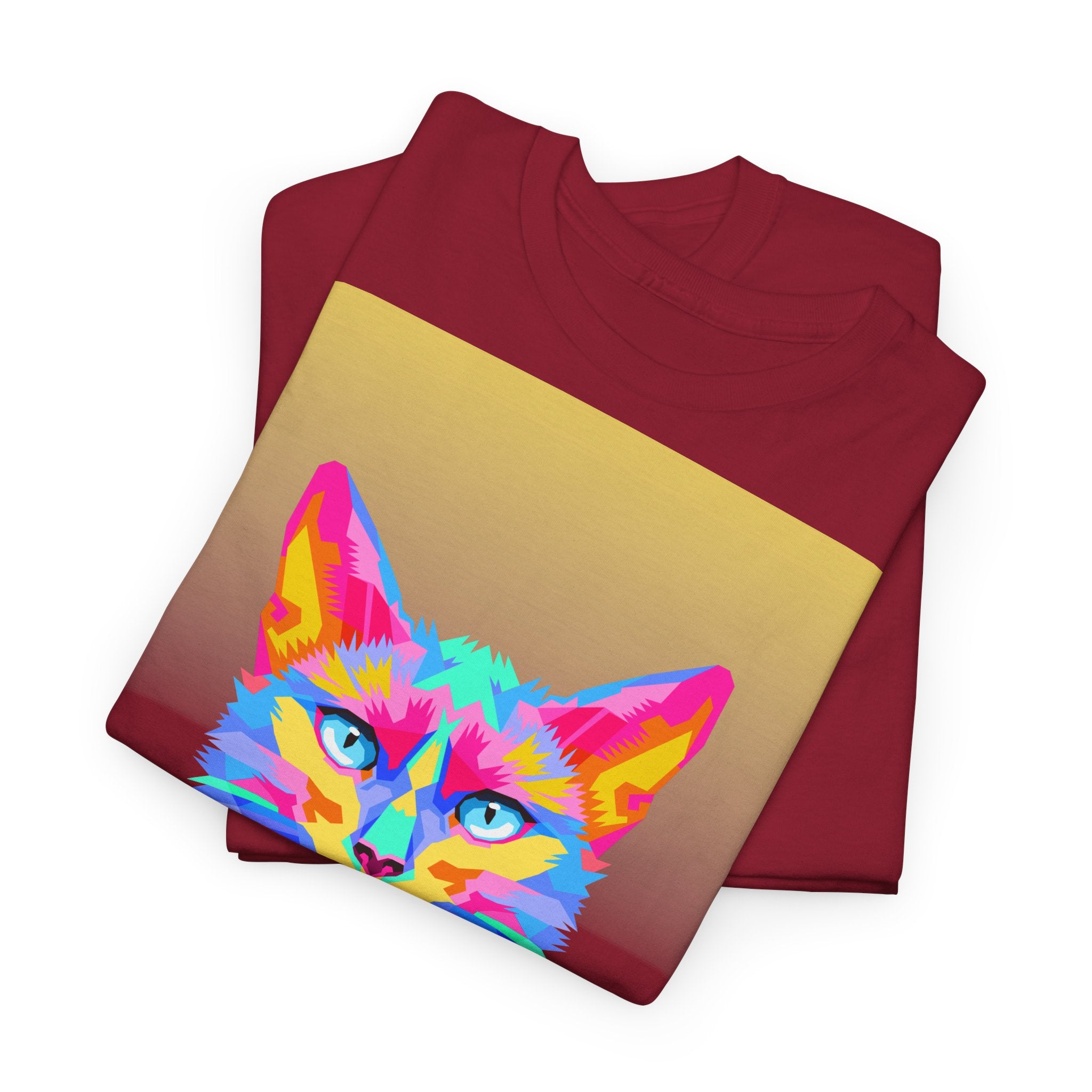 Pop Art Cat T-Shirt - Heat Mess