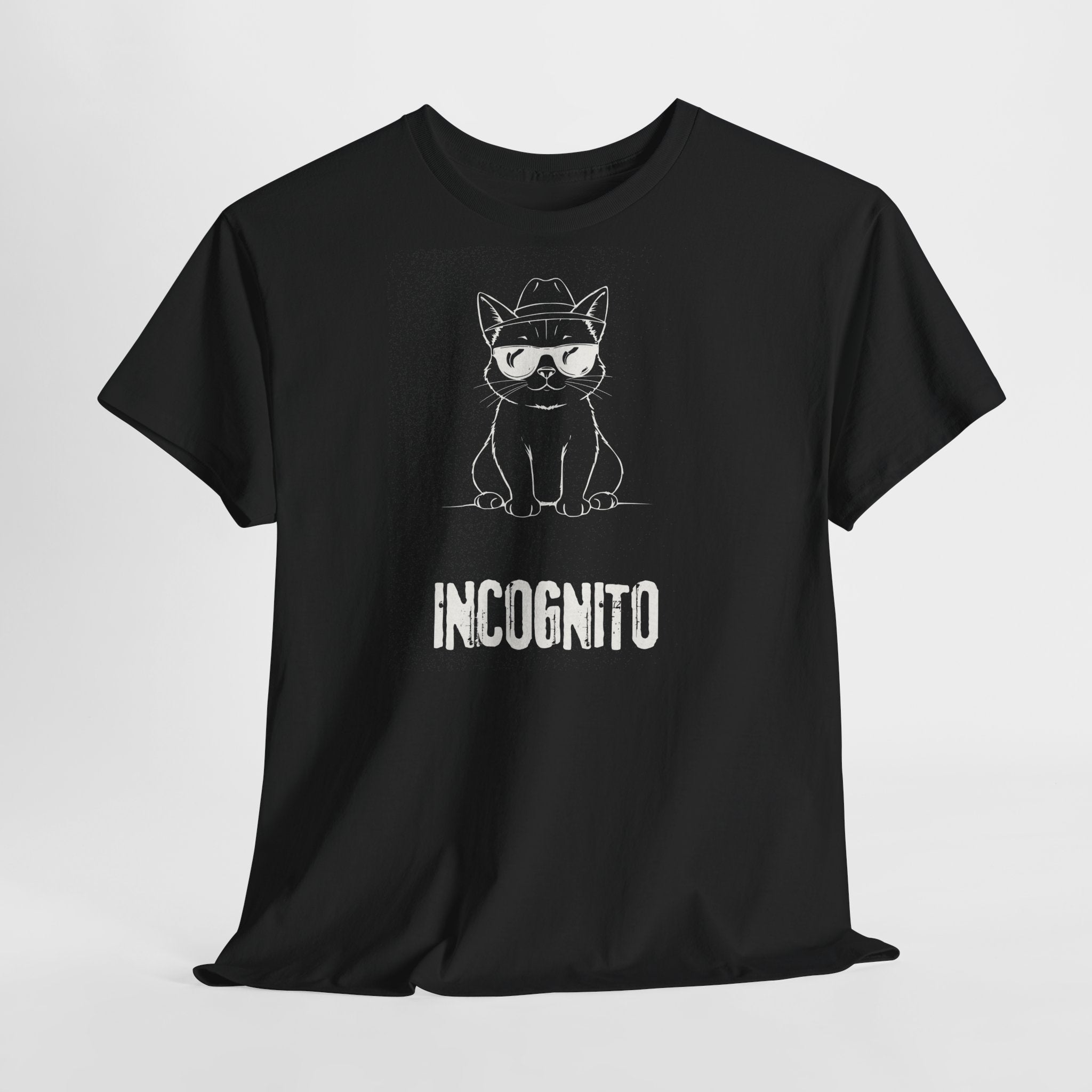 Incognito Cat T-Shirt - Heat Mess