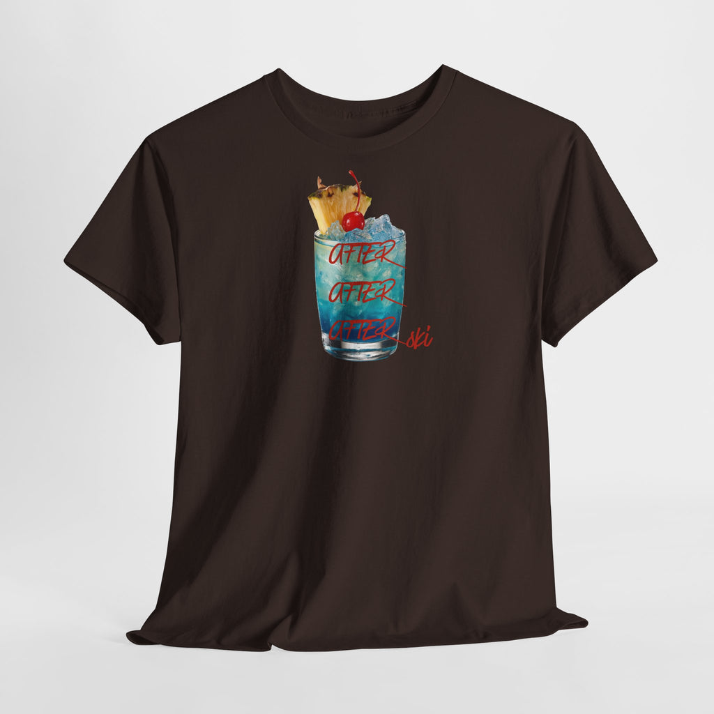 Cocktail Glass After Ski T-Shirt - Heat Mess