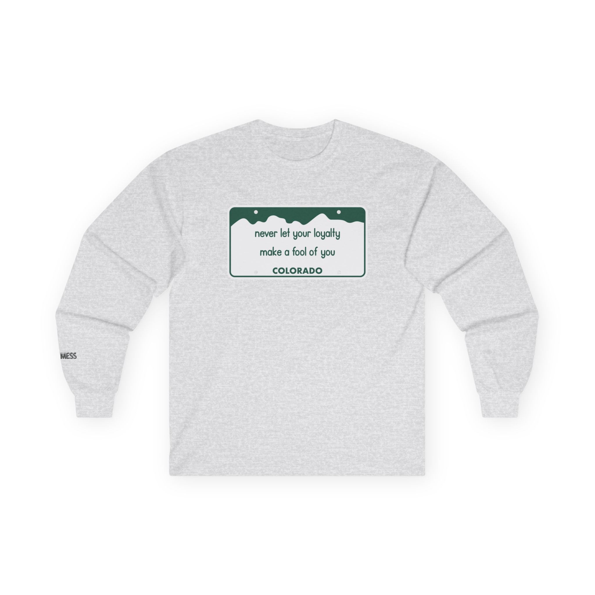 Colorado License Plate Long Sleeve T-Shirt - Heat Mess