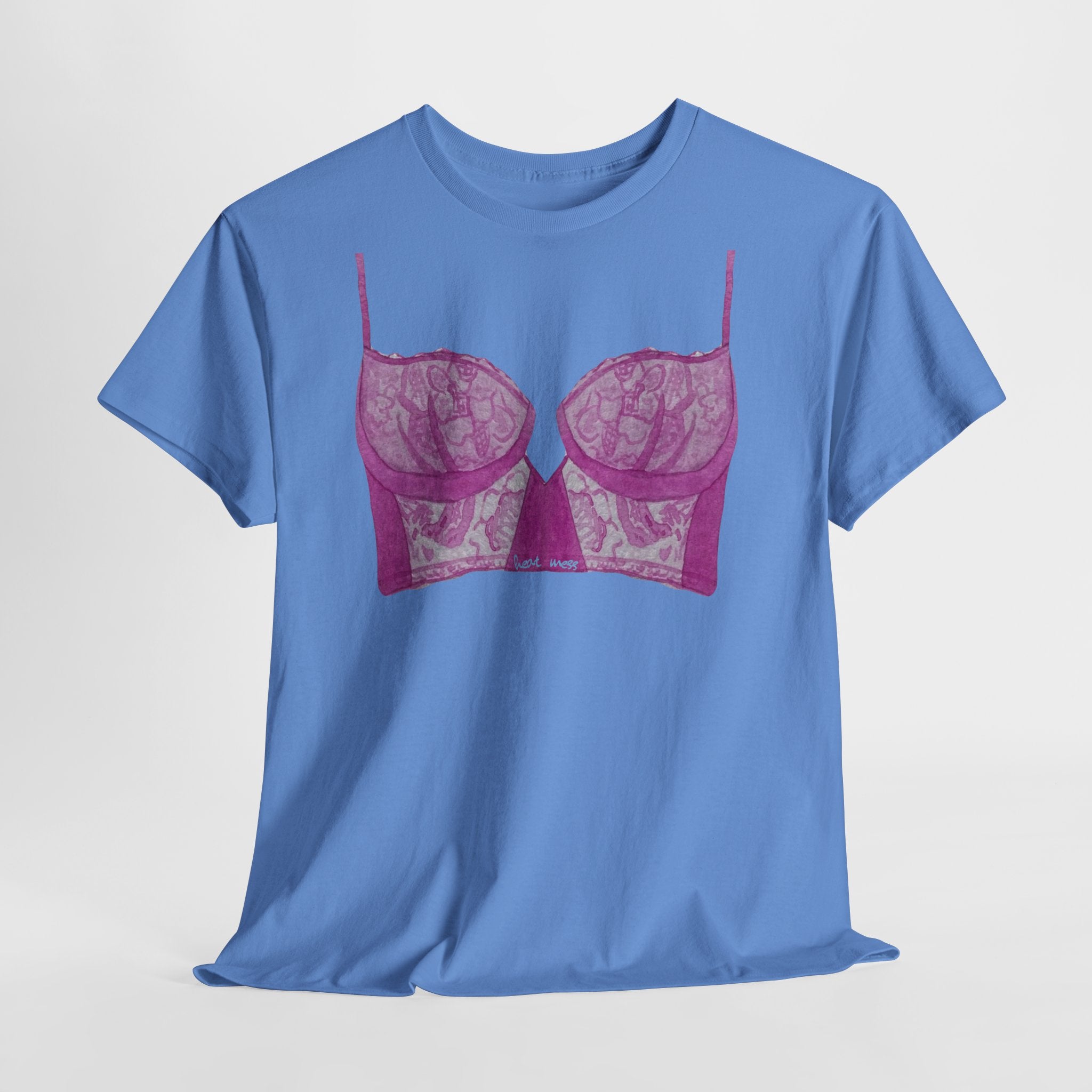Lace Bralette T-Shirt - Heat Mess