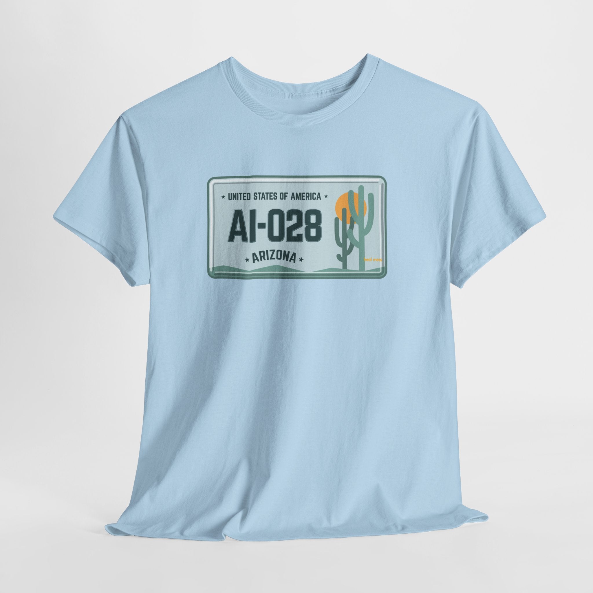 Arizona License Plate T‑Shirt - Heat Mess