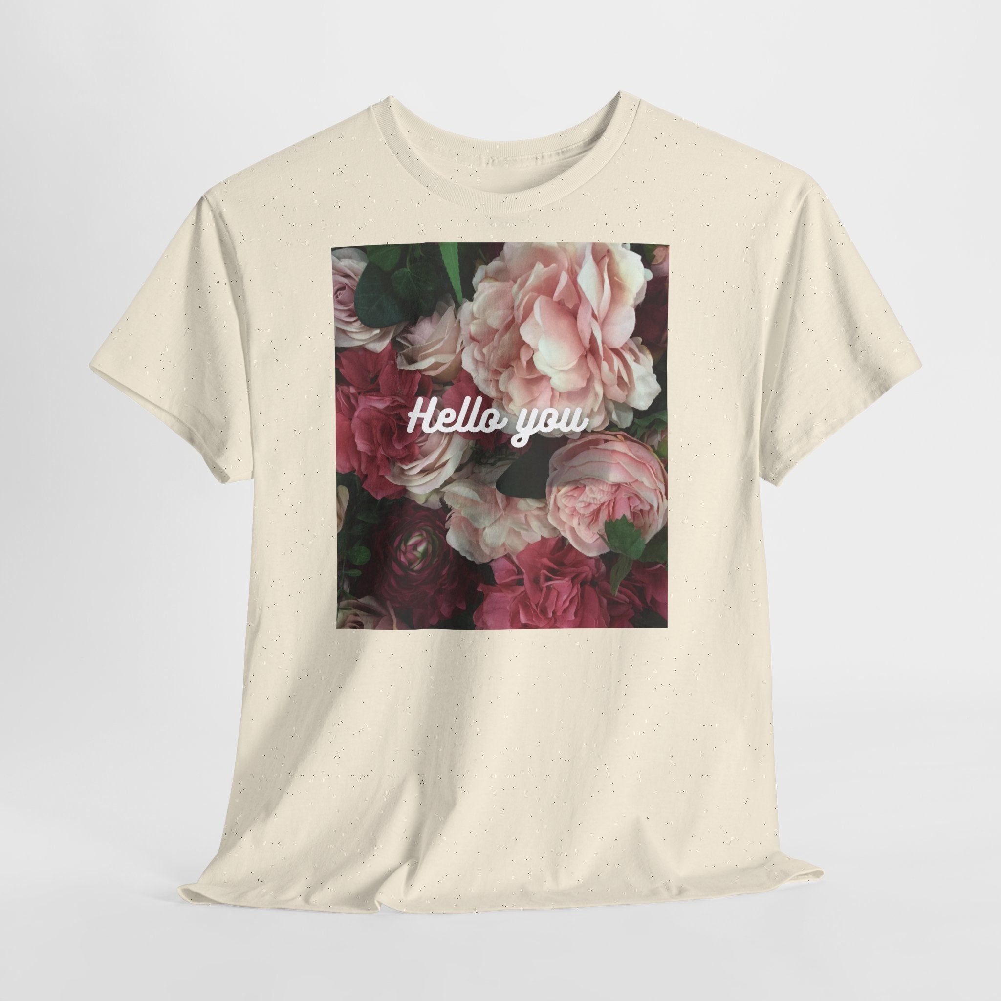Floral "Hello You" T-Shirt
