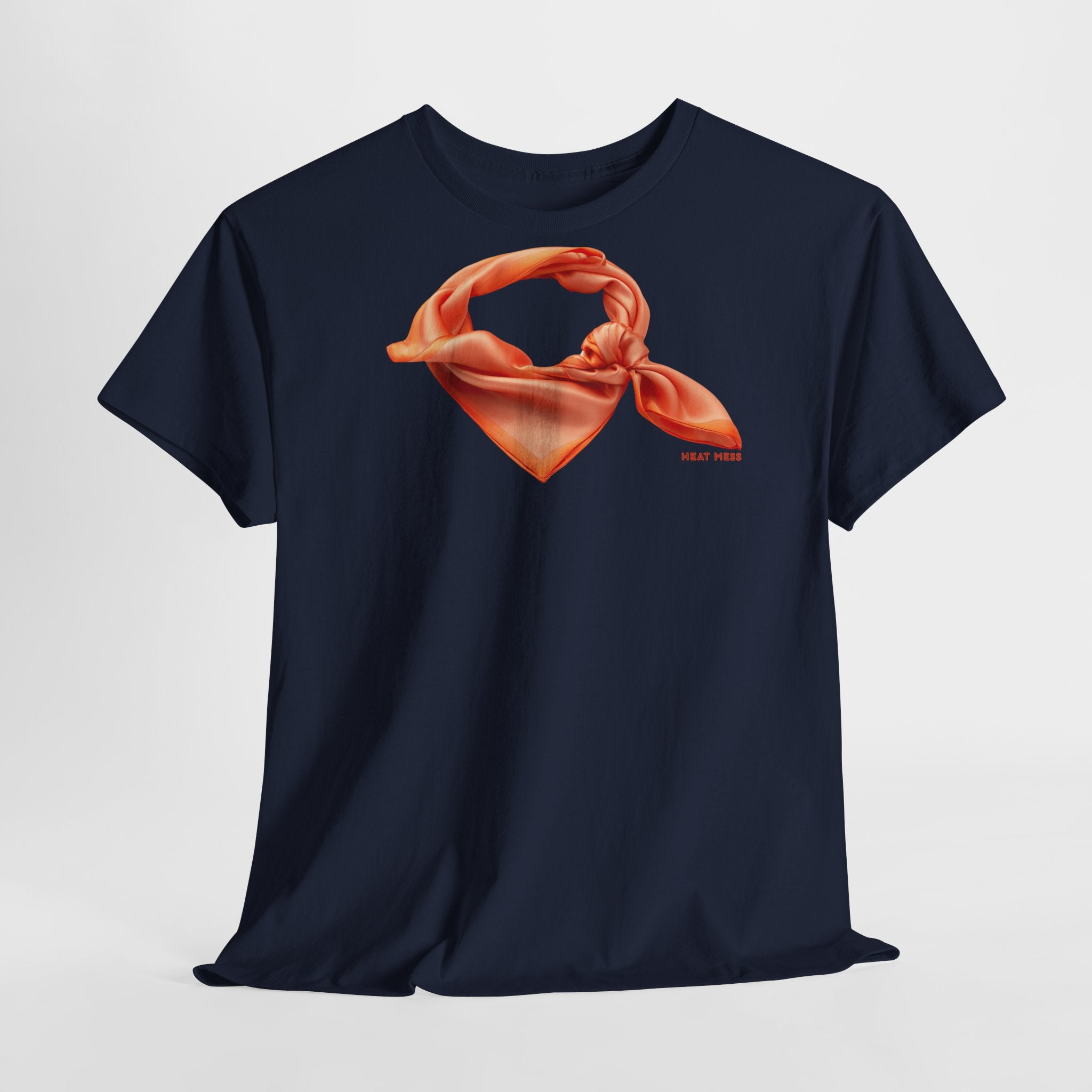 Silk Scarf Graphic T-Shirt - Heat Mess