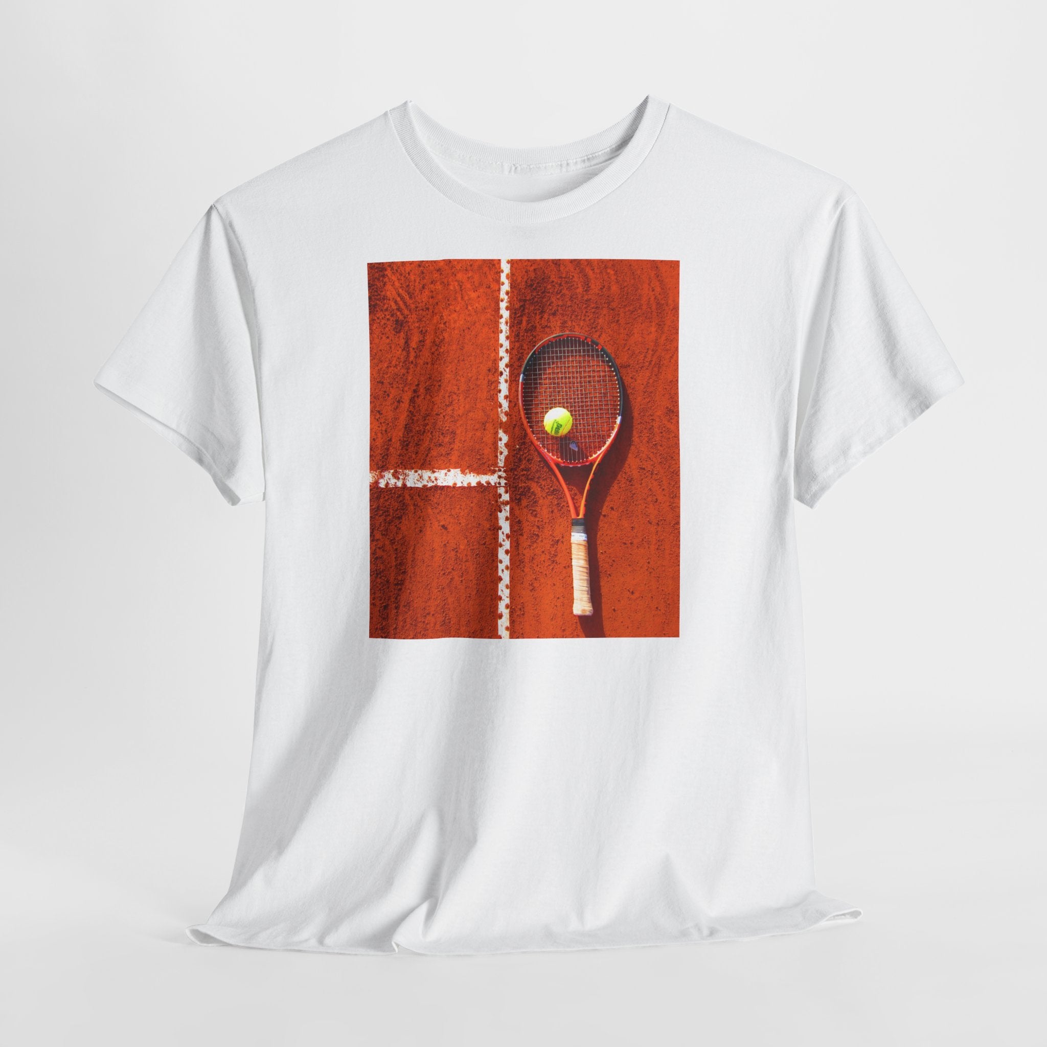 Tennis Racket & Ball T‑Shirt - Heat Mess