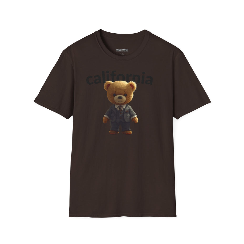 California Teddy Bear T‑Shirt - Heat Mess