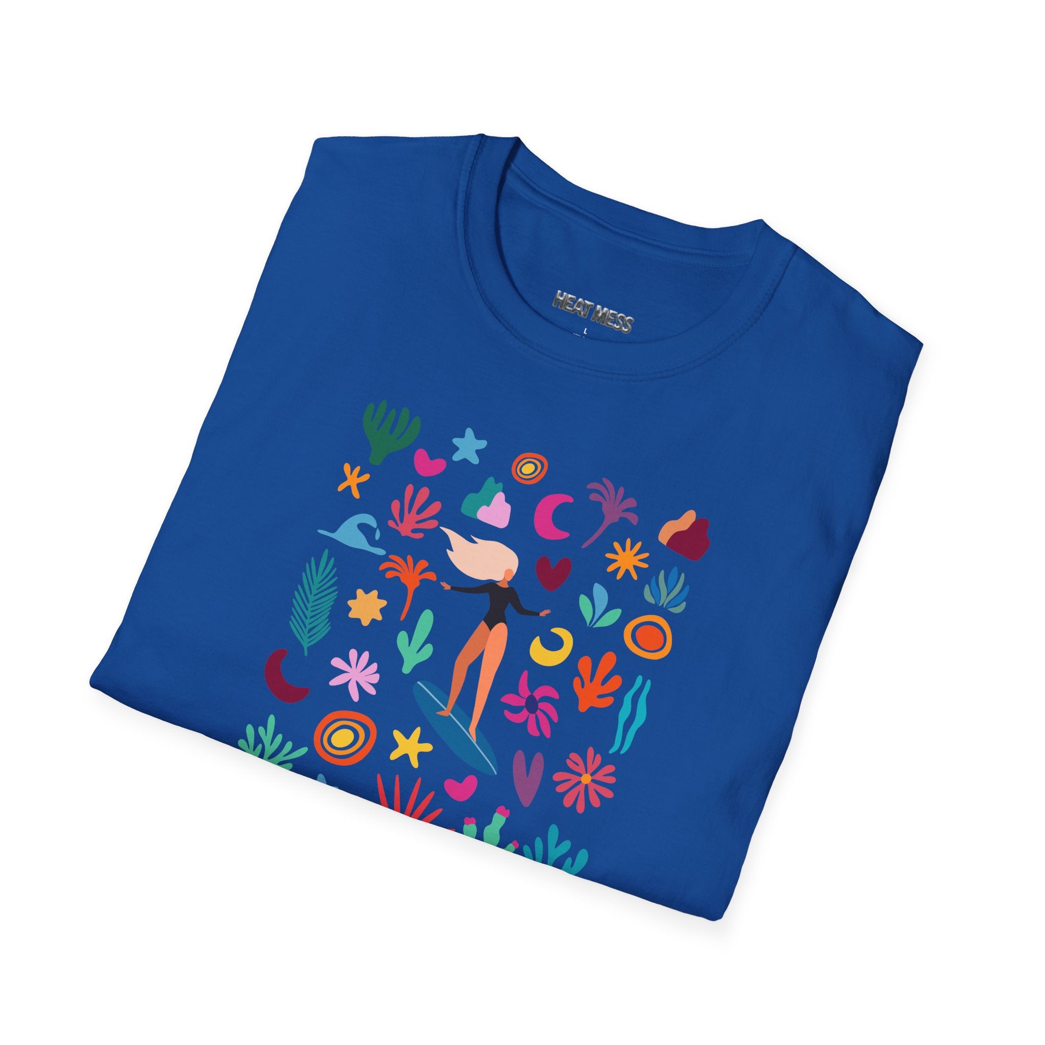 Tropical Surf Graphic Tee - Heat Mess