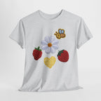 Strawberry Bee Daisy T-Shirt - Heat Mess