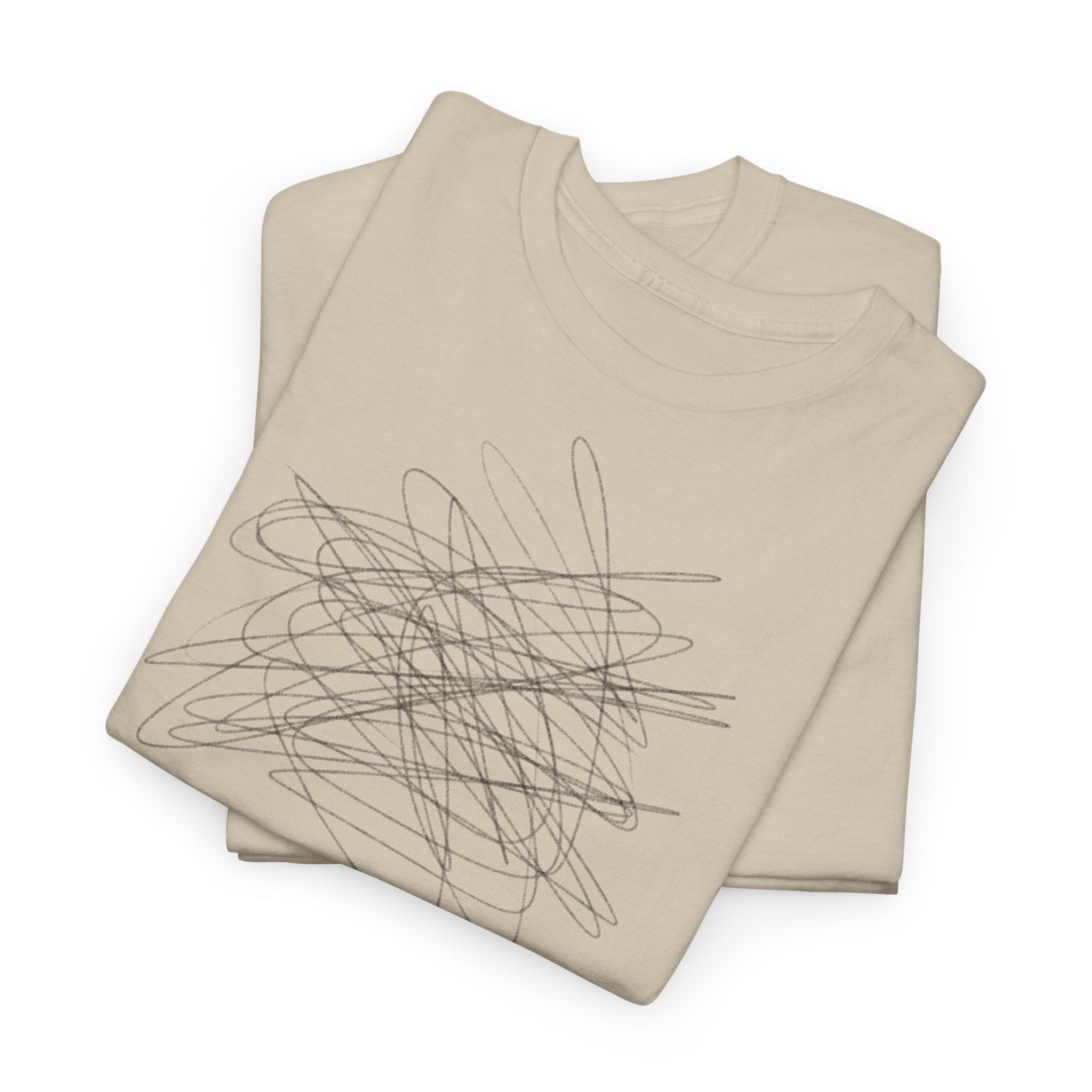 Abstract Scribble T‑Shirt - Heat Mess