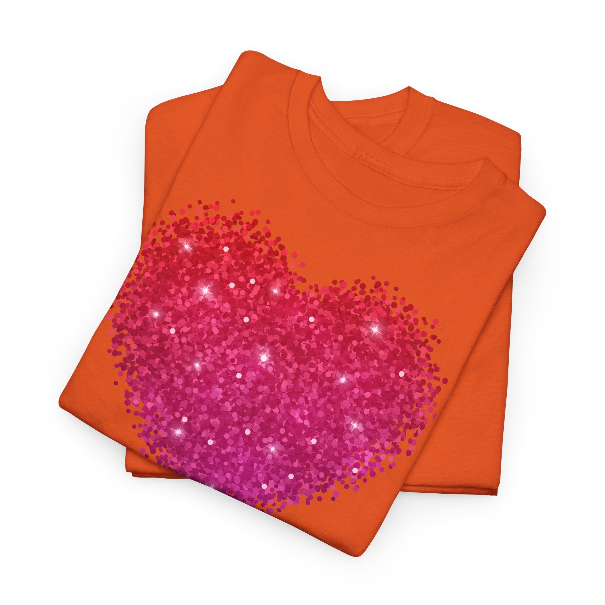 Love Sparkling Heart T‑Shirt - Heat Mess