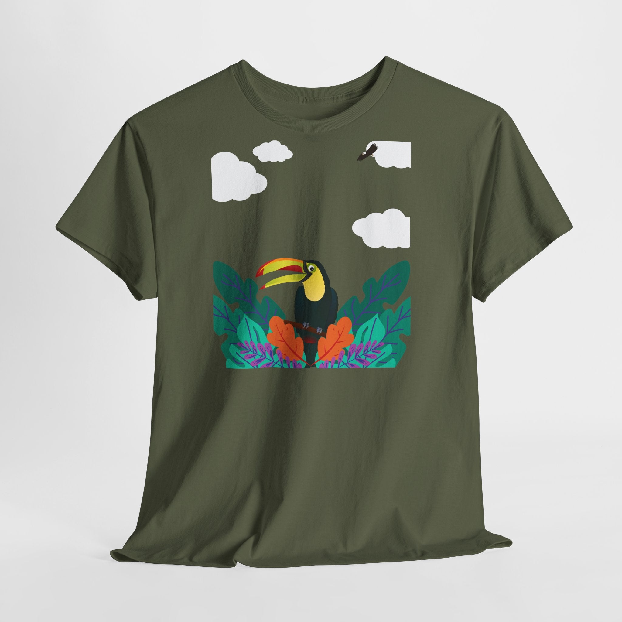 Toucan Tropical Jungle T-Shirt - Heat Mess