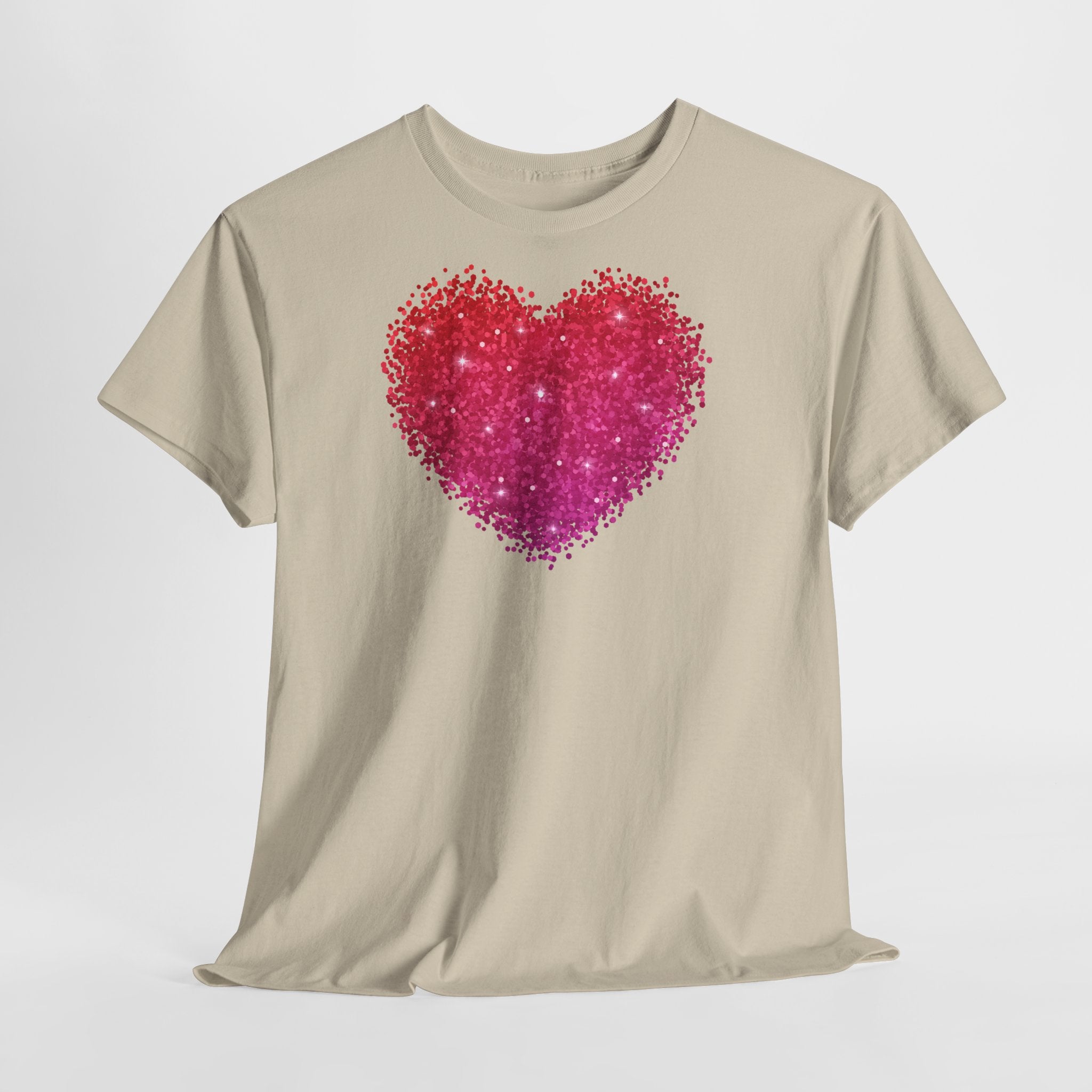 Love Sparkling Heart T‑Shirt - Heat Mess