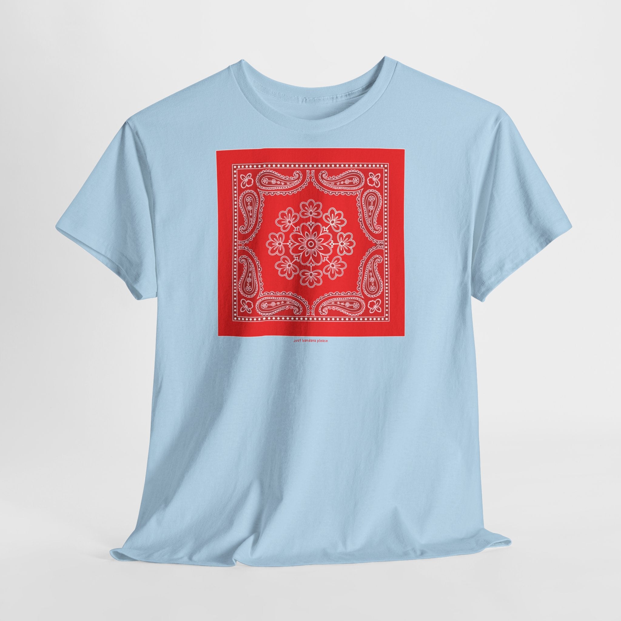 Red Bandana Square T-Shirt - Heat Mess